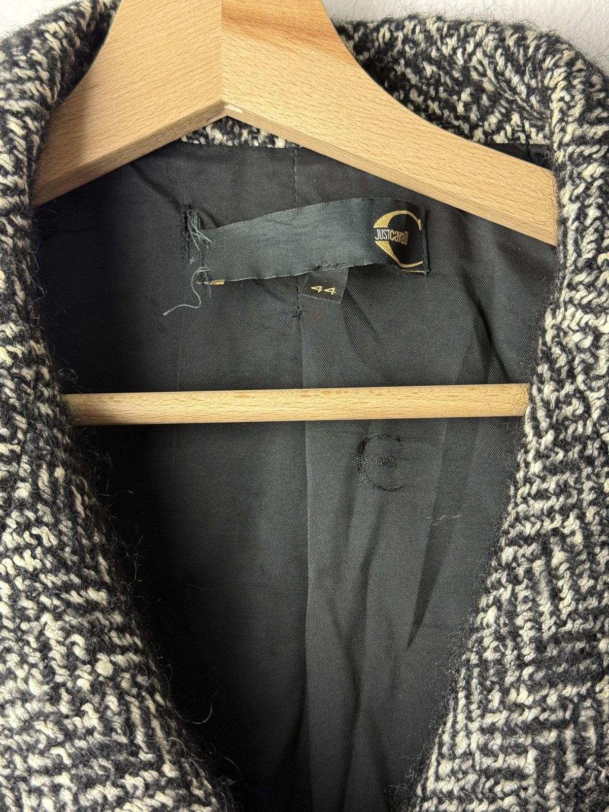 Just Cavalli 00s Just Cavalli Asymmetrical Double Breasted Coat Size M / US 6-8 / IT 42-44 - 6 Thumbnail
