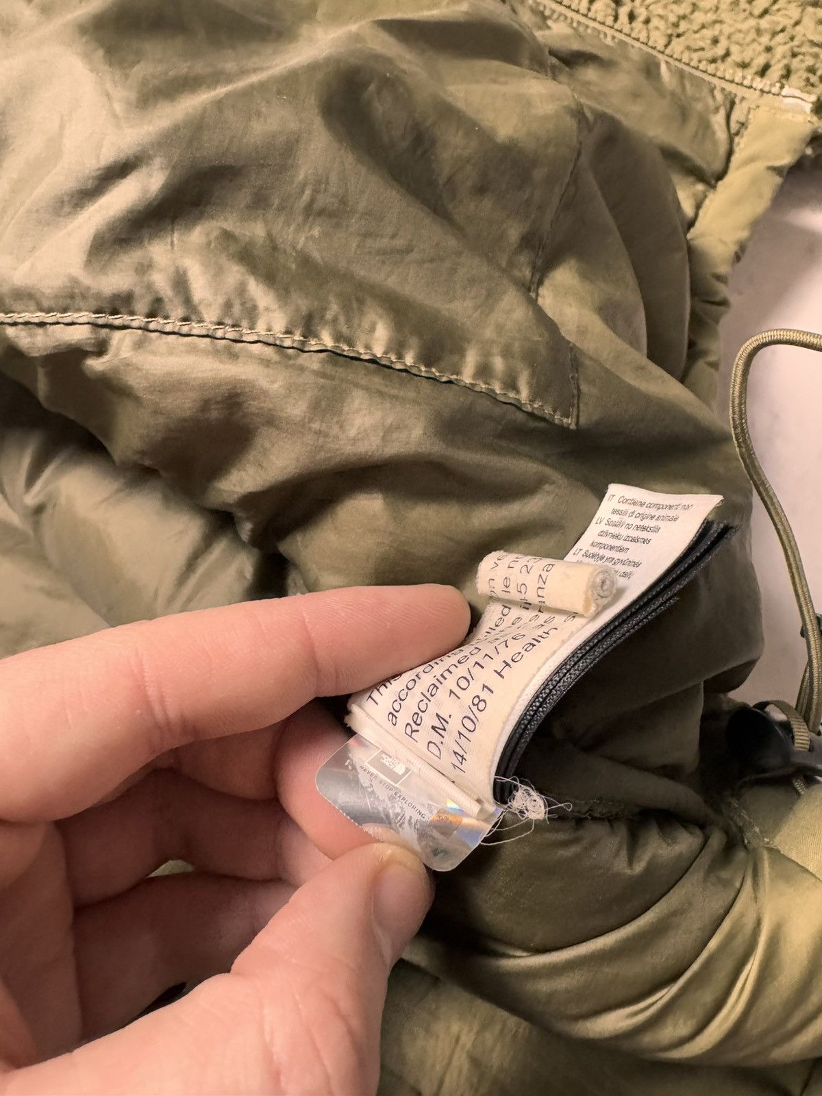 The North Face × Vintage THE NORTH FACE 700 TEDDY FLEECE EXTREME PUFFER DOWN JACKET Size US L / EU 52-54 / 3 - 9 Thumbnail