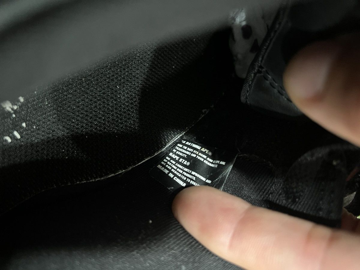 Bape 2004 A Bathing Ape x Neighborhood Black Bapesta 1 out of 100 Size US 9.5 / EU 42-43 - 12 Thumbnail