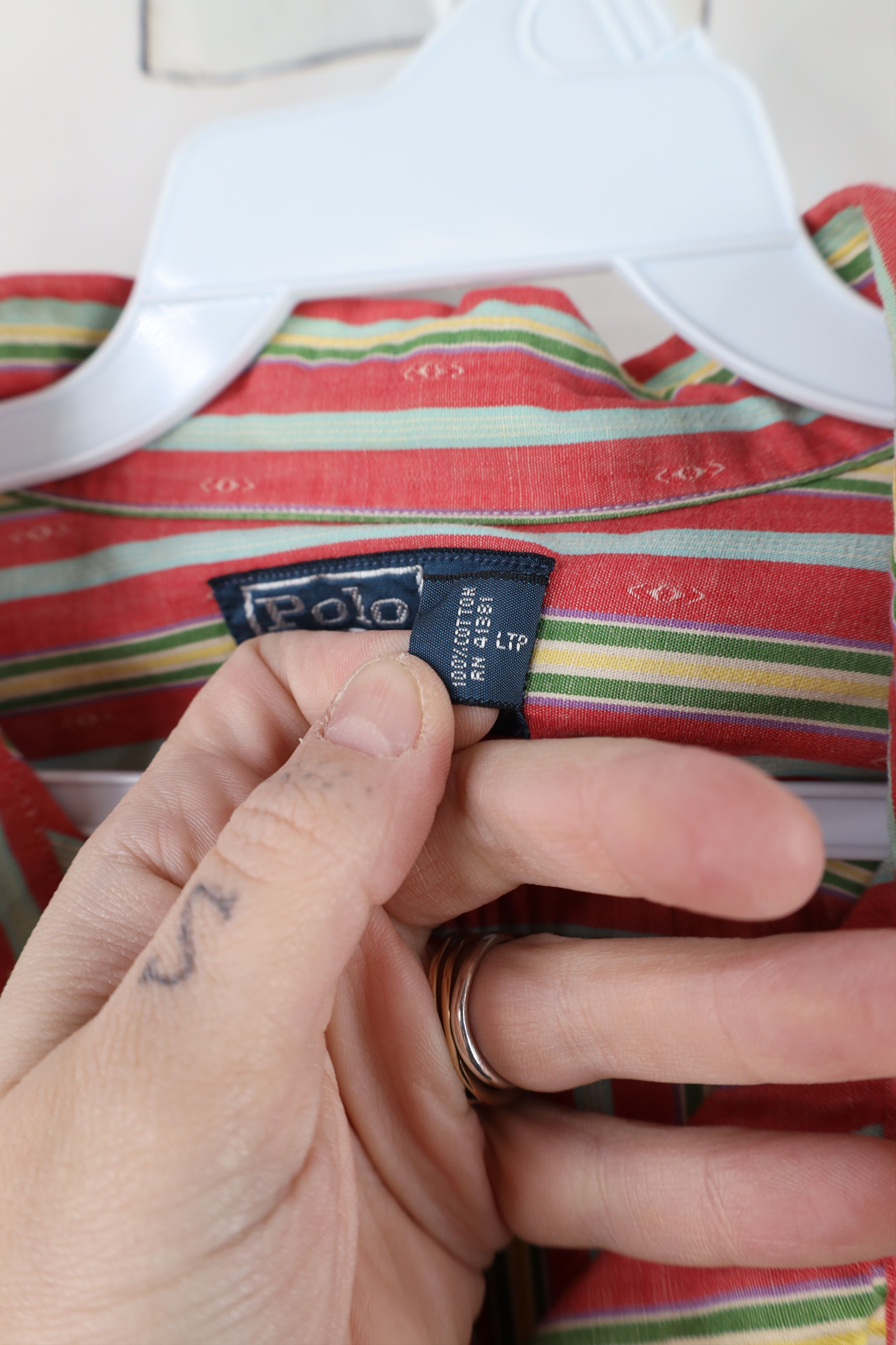 Polo Ralph Lauren Vintage 90s Ralph Lauren Southwestern Striped Button Shirt Size US L / EU 52-54 / 3 - 6 Thumbnail