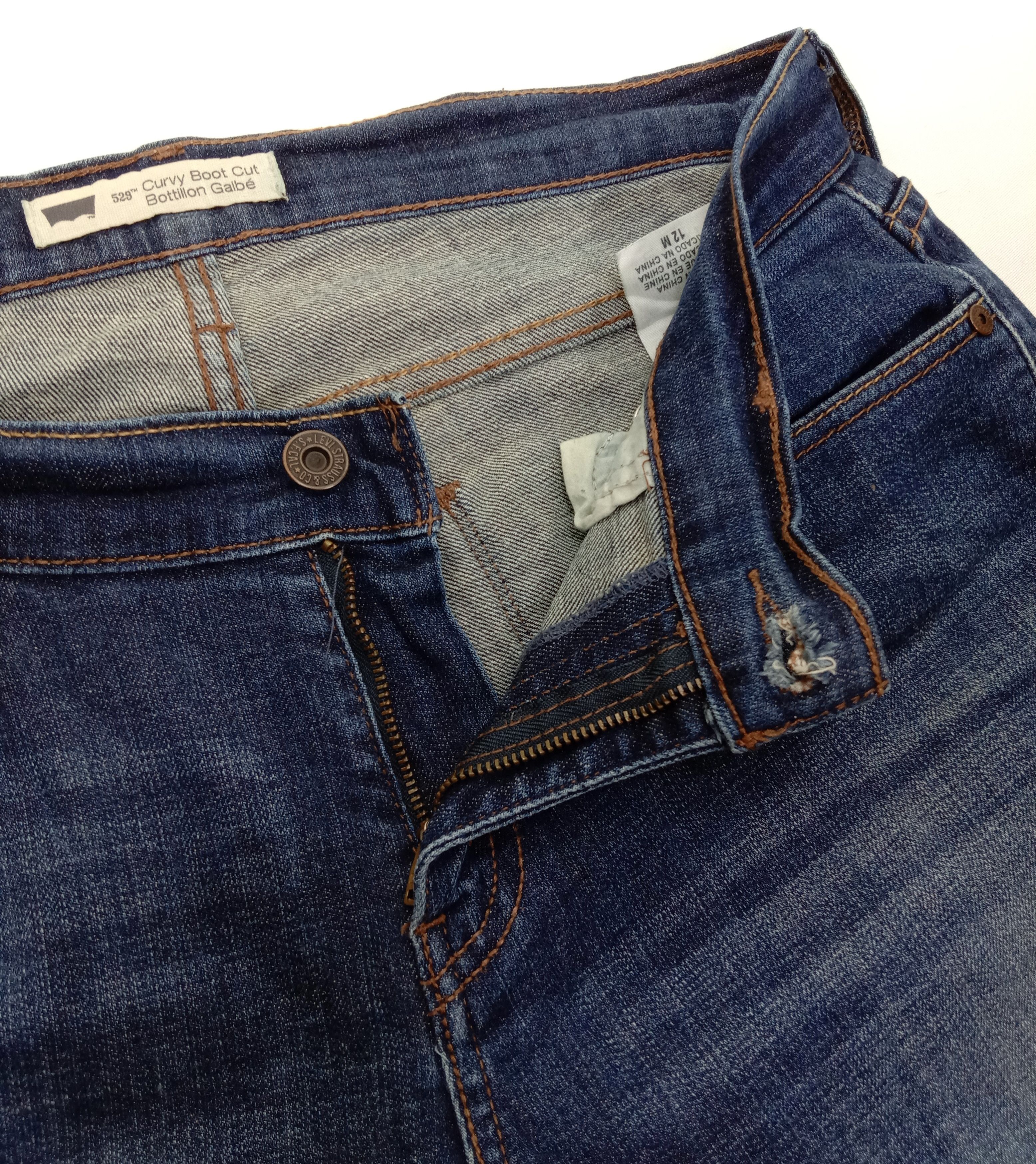Levi's Vintage Levi's 529 Flare Jeans Curvy Boot Cut Denim Size 32" / US 10 / IT 46 - 9 Thumbnail