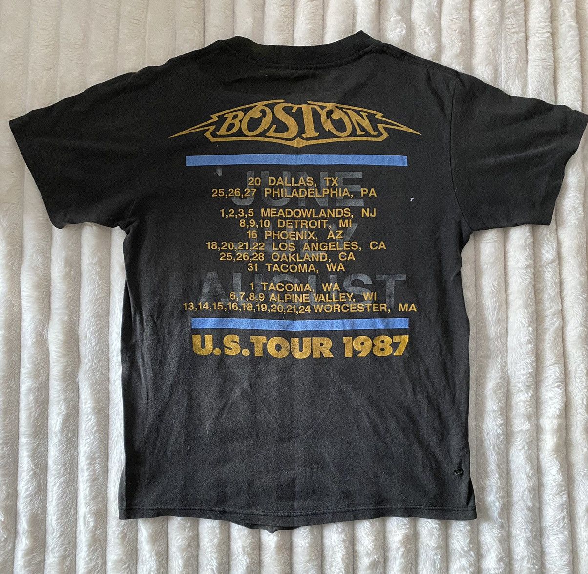 Band Tees Boston US Tour 1987 Original Tee Size US S / EU 44-46 / 1 - 2 Thumbnail