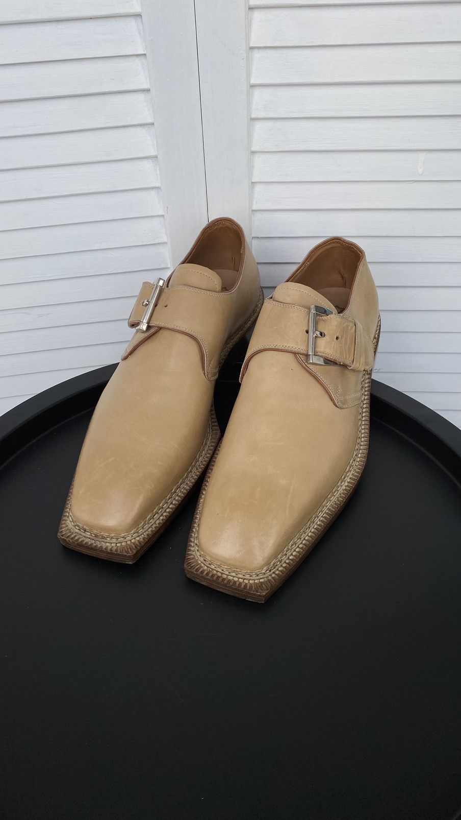 Bettanin & Venturi Bettanin & Venturi Monkstrap Leather Shoes Norvegese Welted Size US 10 / EU 43 - 7 Thumbnail