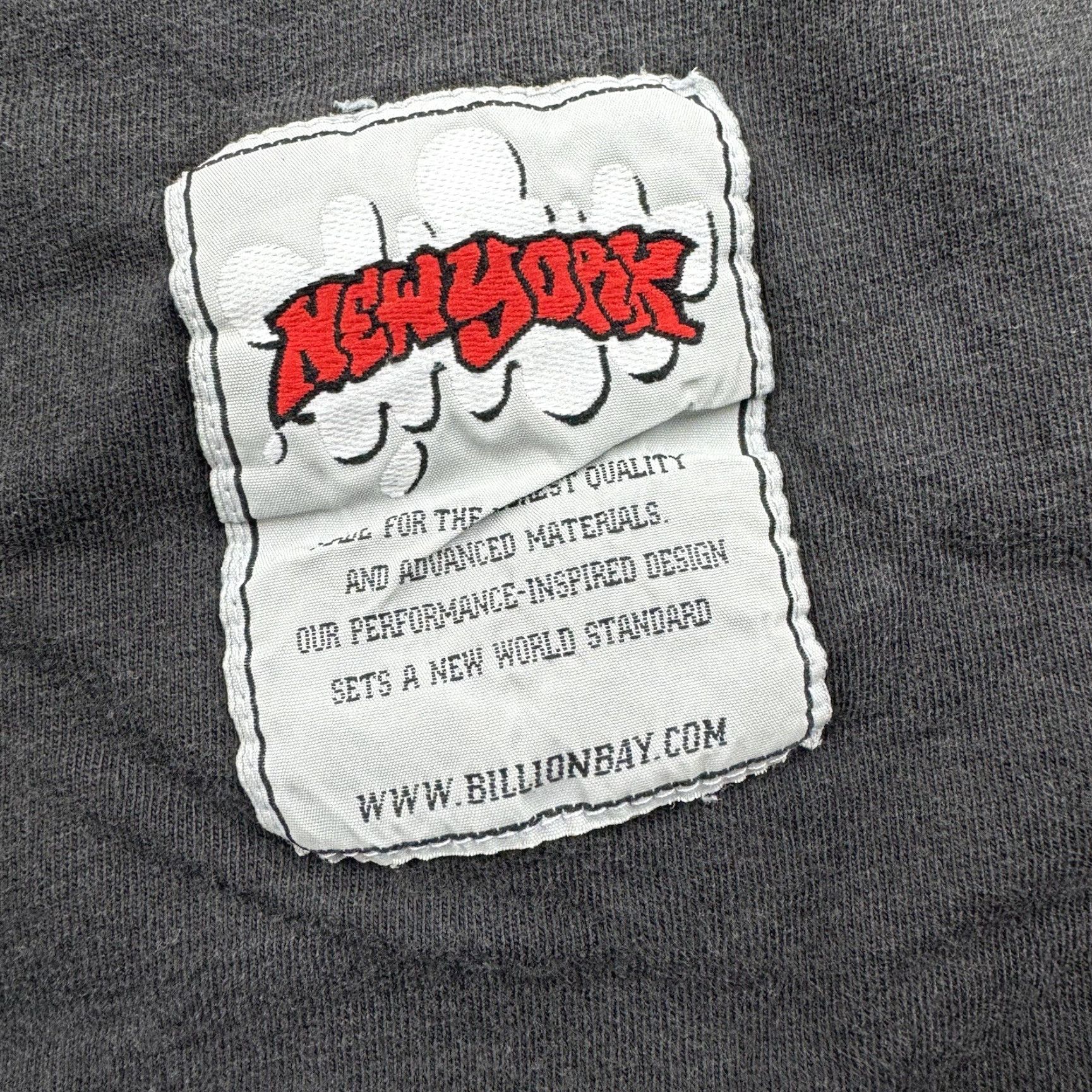 Vintage VINTAGE Billion Bay Shirt Adult XL Black Grunge Y2K Rare Signature Men T-Shirt Short Sleeve Crew Neck Size US XL / EU 56 / 4 - 3 Thumbnail
