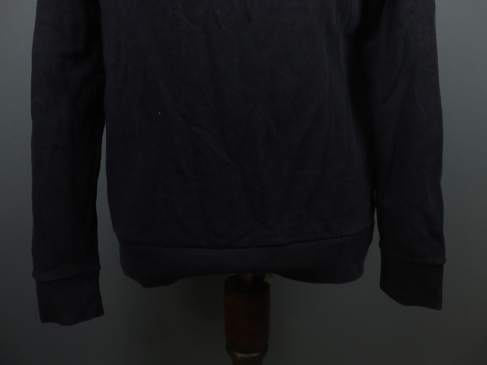 Sandro Sandro Navy Crew Neck Ribbed Pullover Sweatshirt Size XL Size XL / US 12-14 / IT 48-50 - 3 Thumbnail
