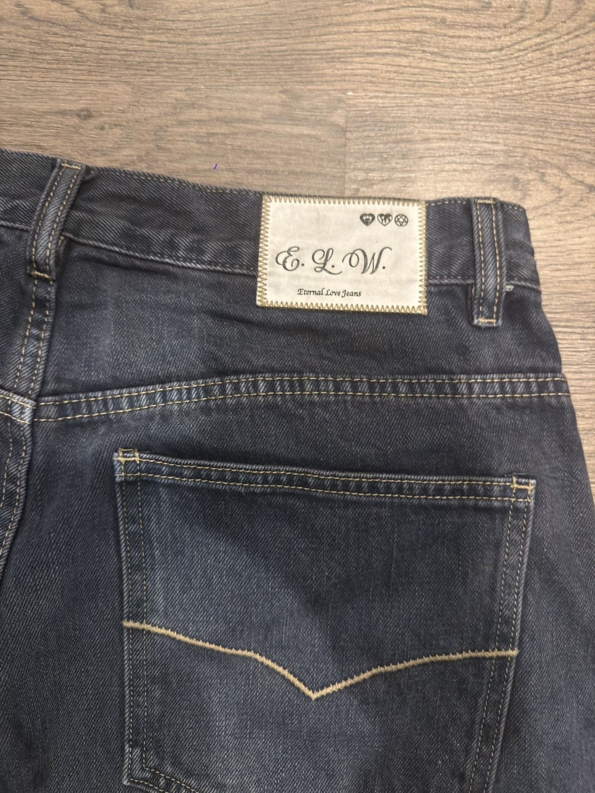 ETERNAL LOVE WORLD BAGGY DENIM (MIDNIGHT WASH)