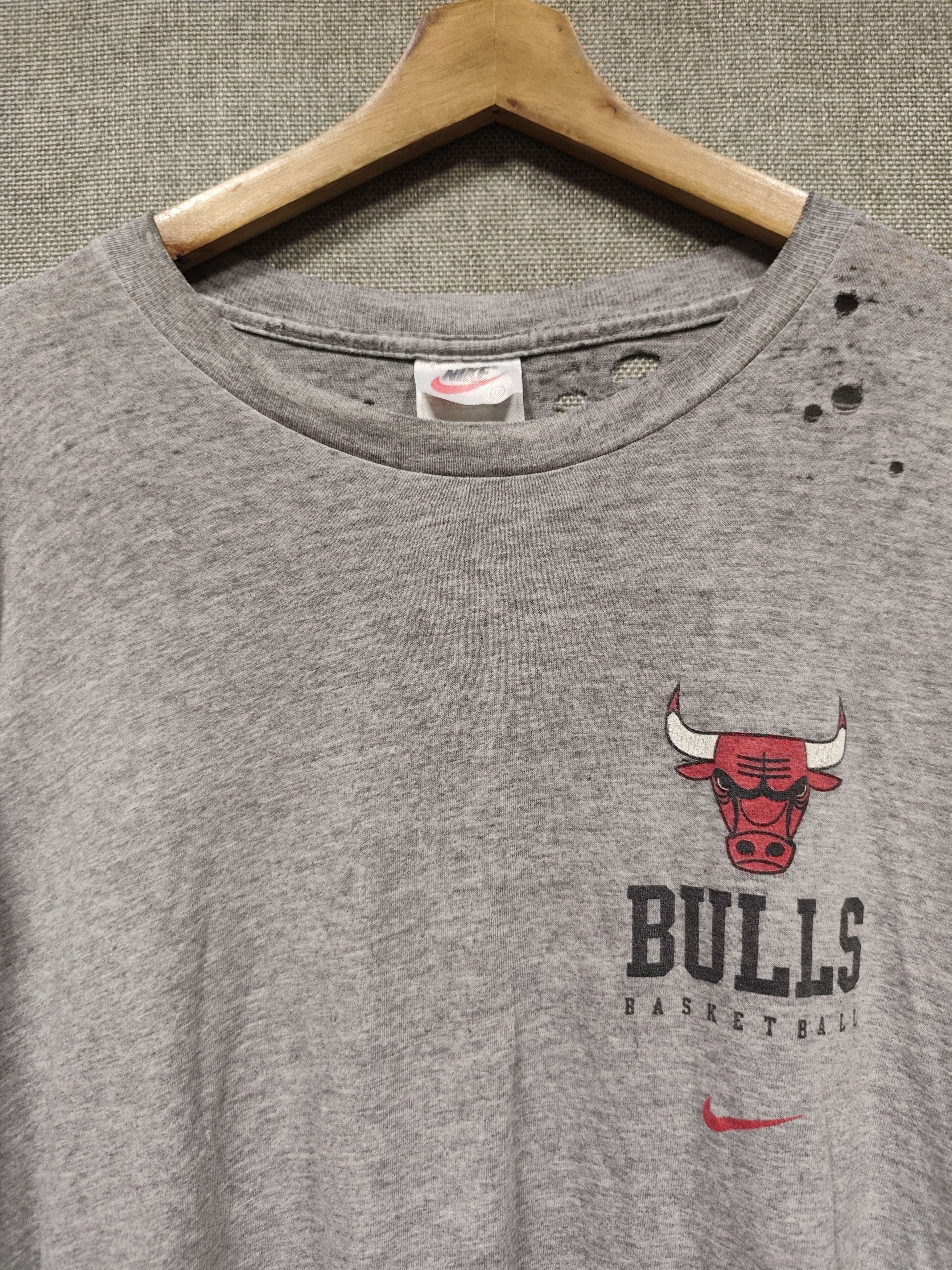NBA Vintage 90s t shirts nike x chicago bulls basketball Size US XXL / EU 58 / 5 - 4 Thumbnail