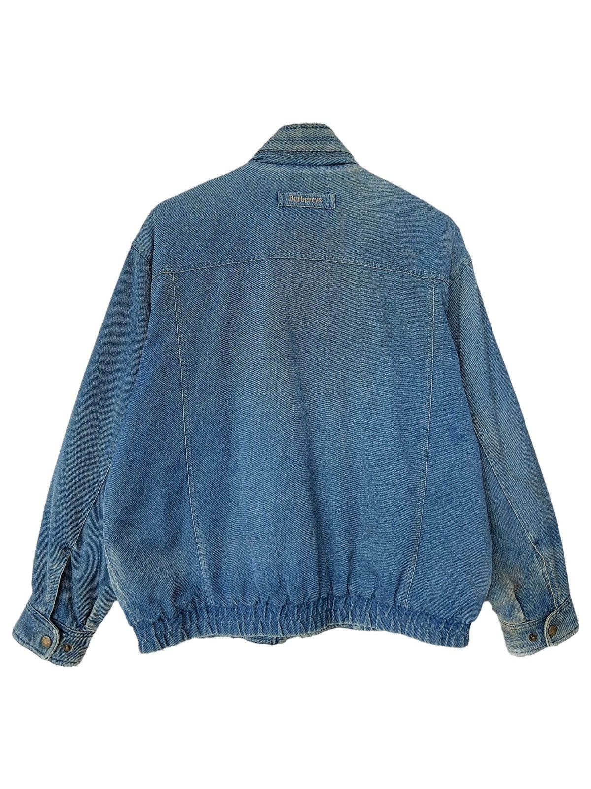 Burberry Vintage Burberrys Sunfaded Distressed Denim Jacket Size US L / EU 52-54 / 3 - 7 Thumbnail