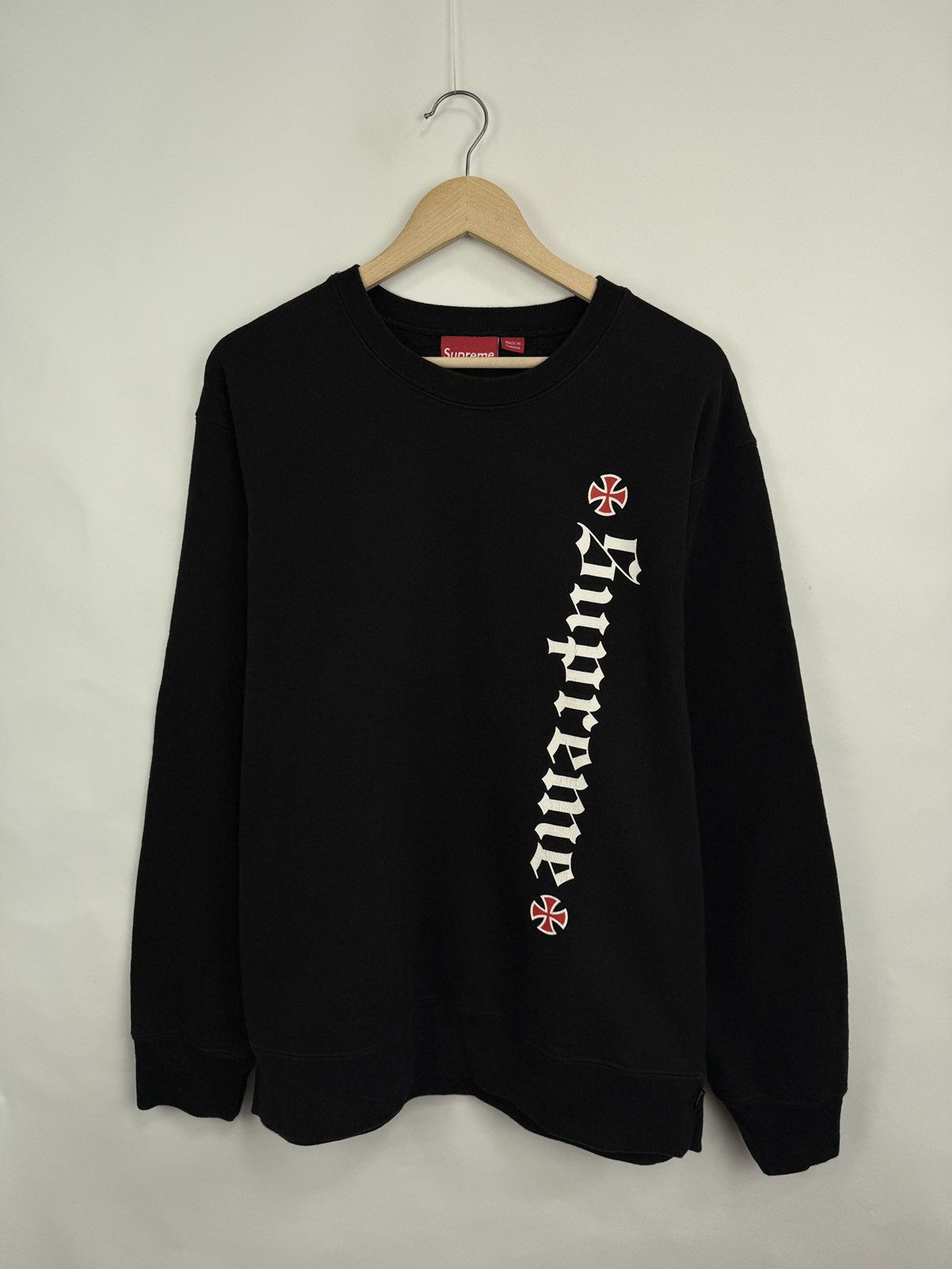 Independent Truck Co. × Supreme 🇺🇸 Supreme Independent Fuck the Rest Sweatshirt Skateboard Size US XL / EU 56 / 4 - 4 Thumbnail