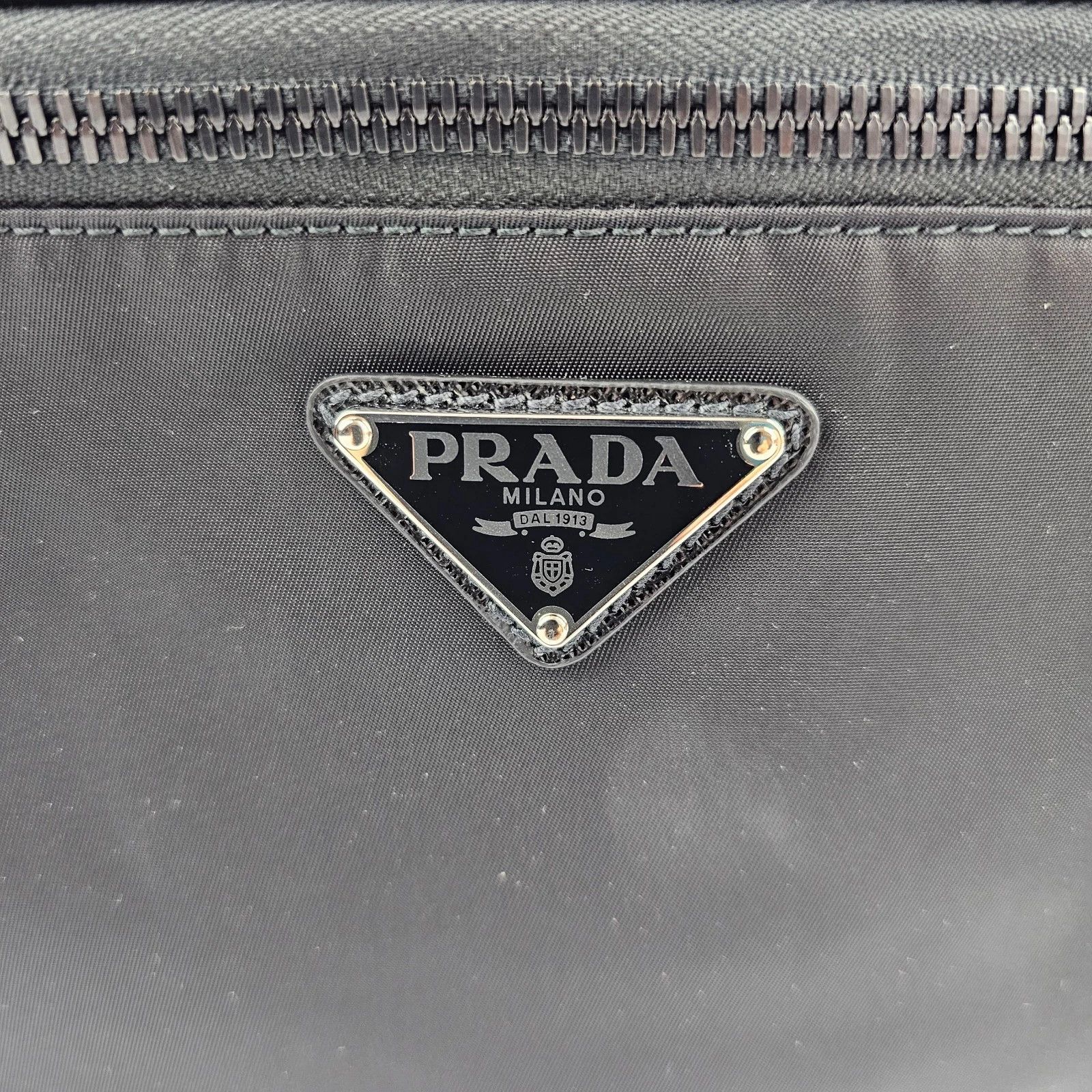 Prada PRADA Re-Nylon Saffiano Leather Black Belt Bag Size ONE SIZE - 9 Thumbnail
