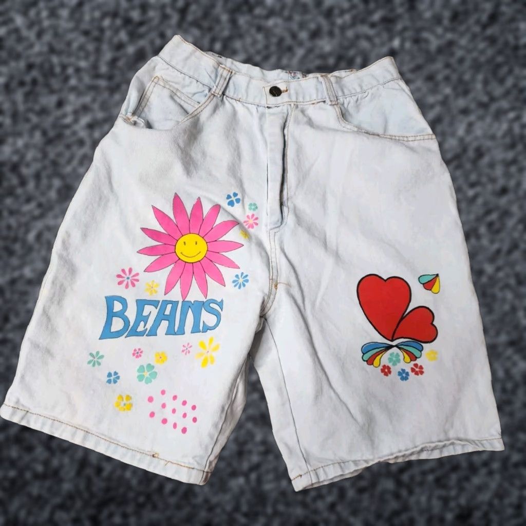 Vintage VINTAGE Paco Jeans Bermuda Shorts 11/12 Teen Blue Denim 90s Grunge Hip Hop Rock Mens? Womens? Size 32" / US 10 / IT 46 - 1 Thumbnail