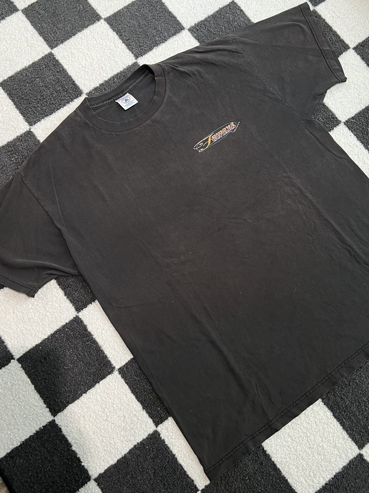 Vintage Vintage 1999 Faded Famous Guitars tee Size US XL / EU 56 / 4 - 3 Thumbnail