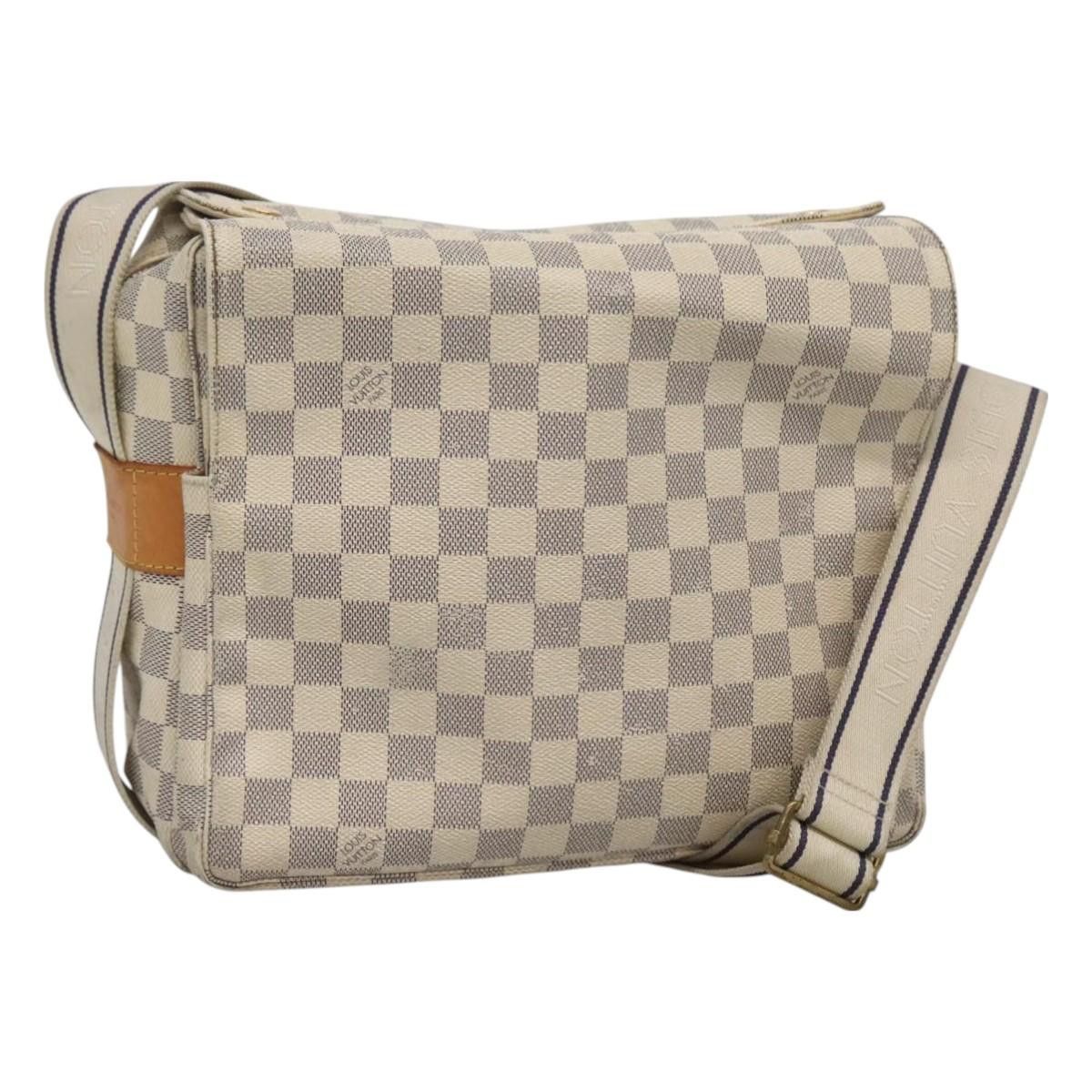 LOUIS VUITTON Damier Azur Naviglio Shoulder Bag N51189