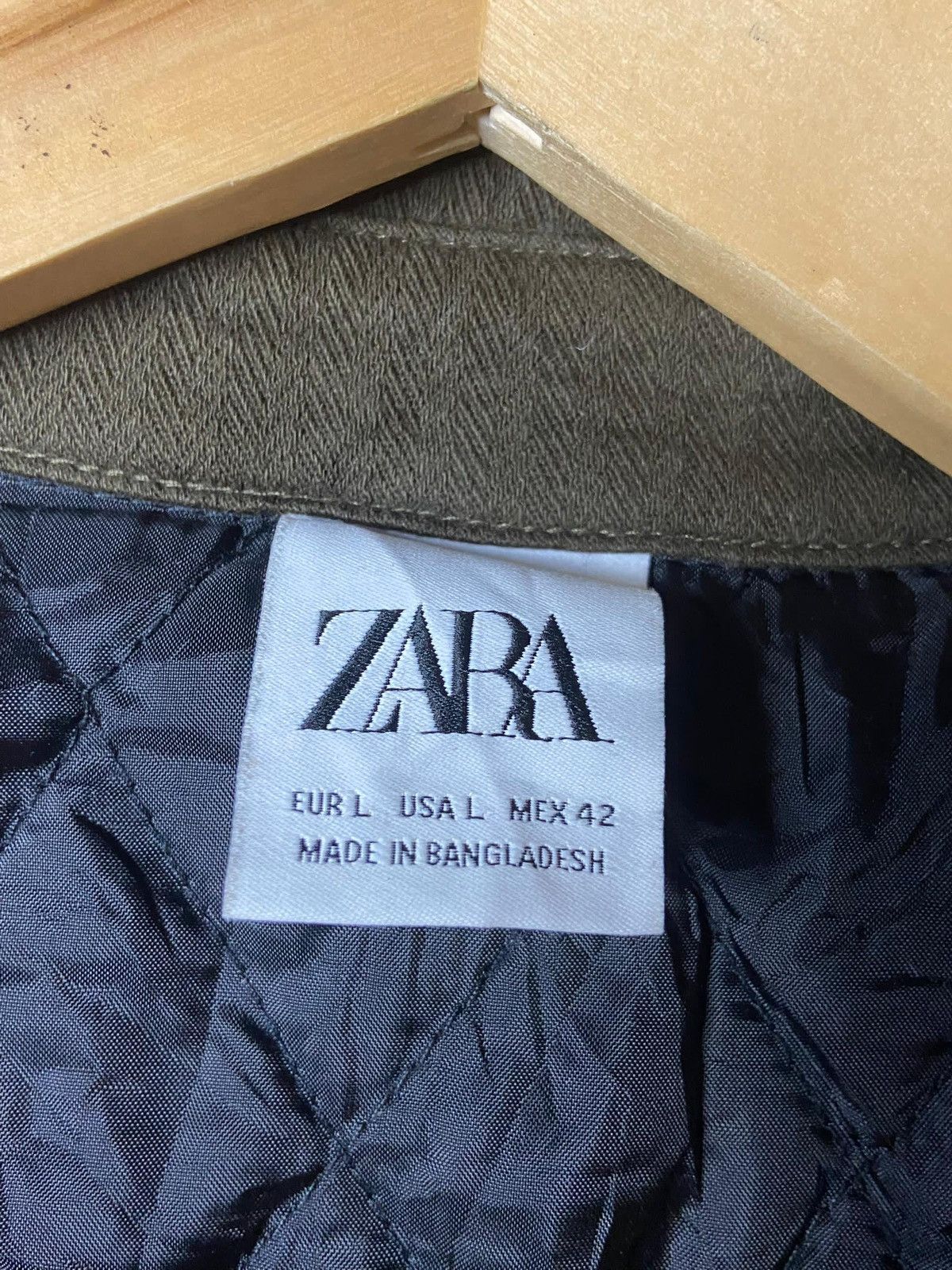 Designer × Vintage × Zara ZARA Military Style Double Pocket Jacket (125) Size US L / EU 52-54 / 3 - 8 Thumbnail