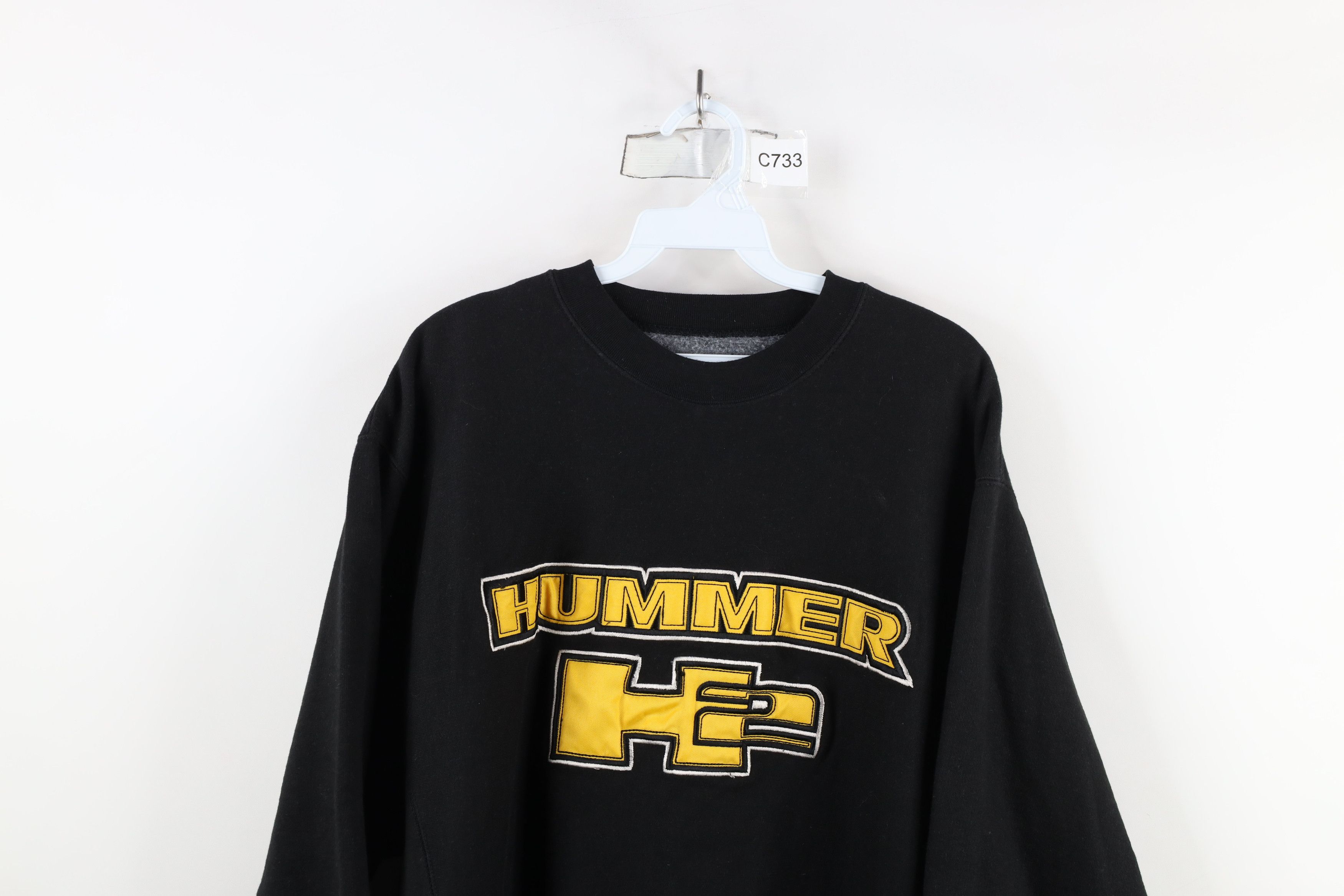 Vintage Vintage 90s Y2K Heavyweight Hummer H2 Crewneck Sweatshirt Size US L / EU 52-54 / 3 - 2 Thumbnail