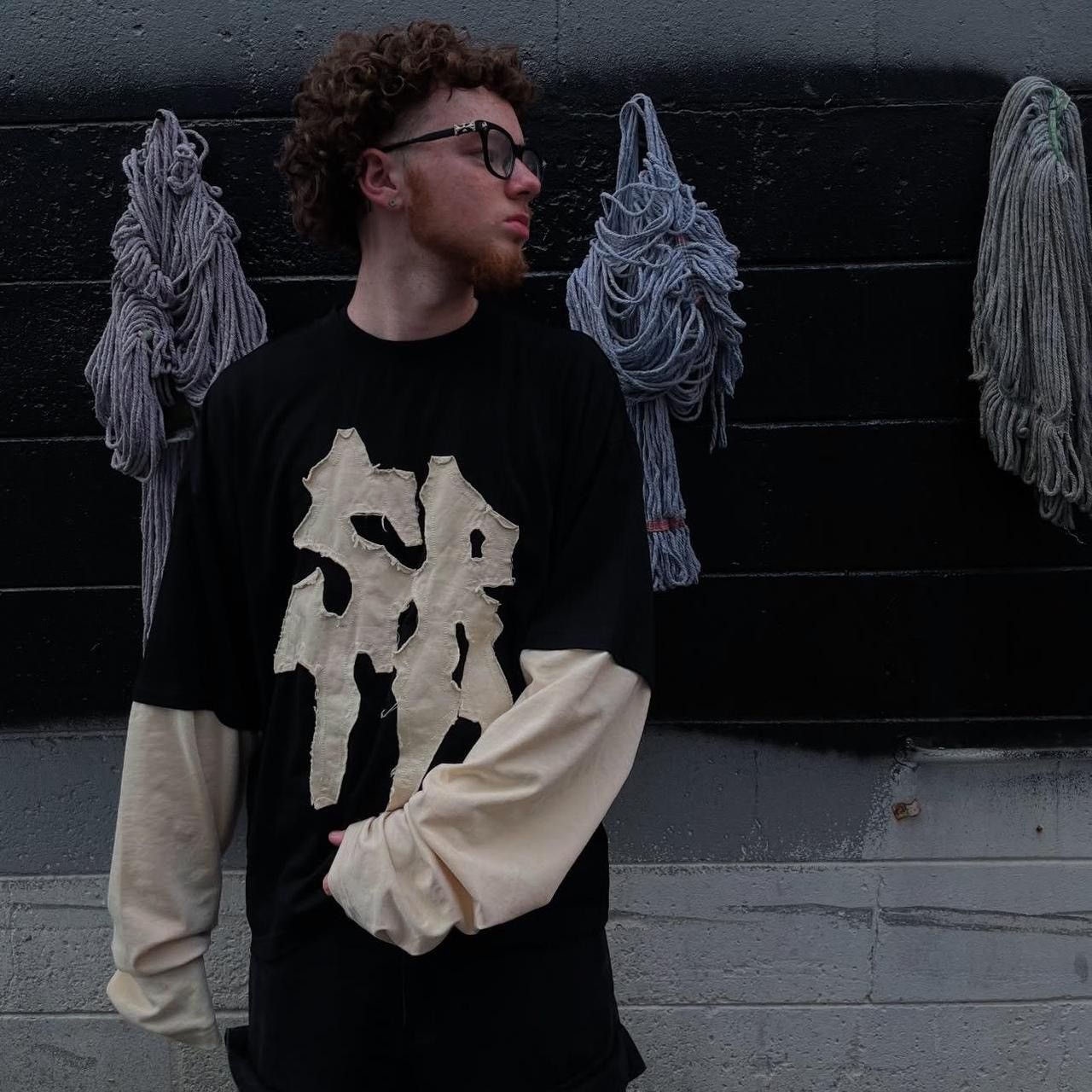 Other Black and cream cotton streetwear long sleeve Size US L / EU 52-54 / 3 - 1 Thumbnail