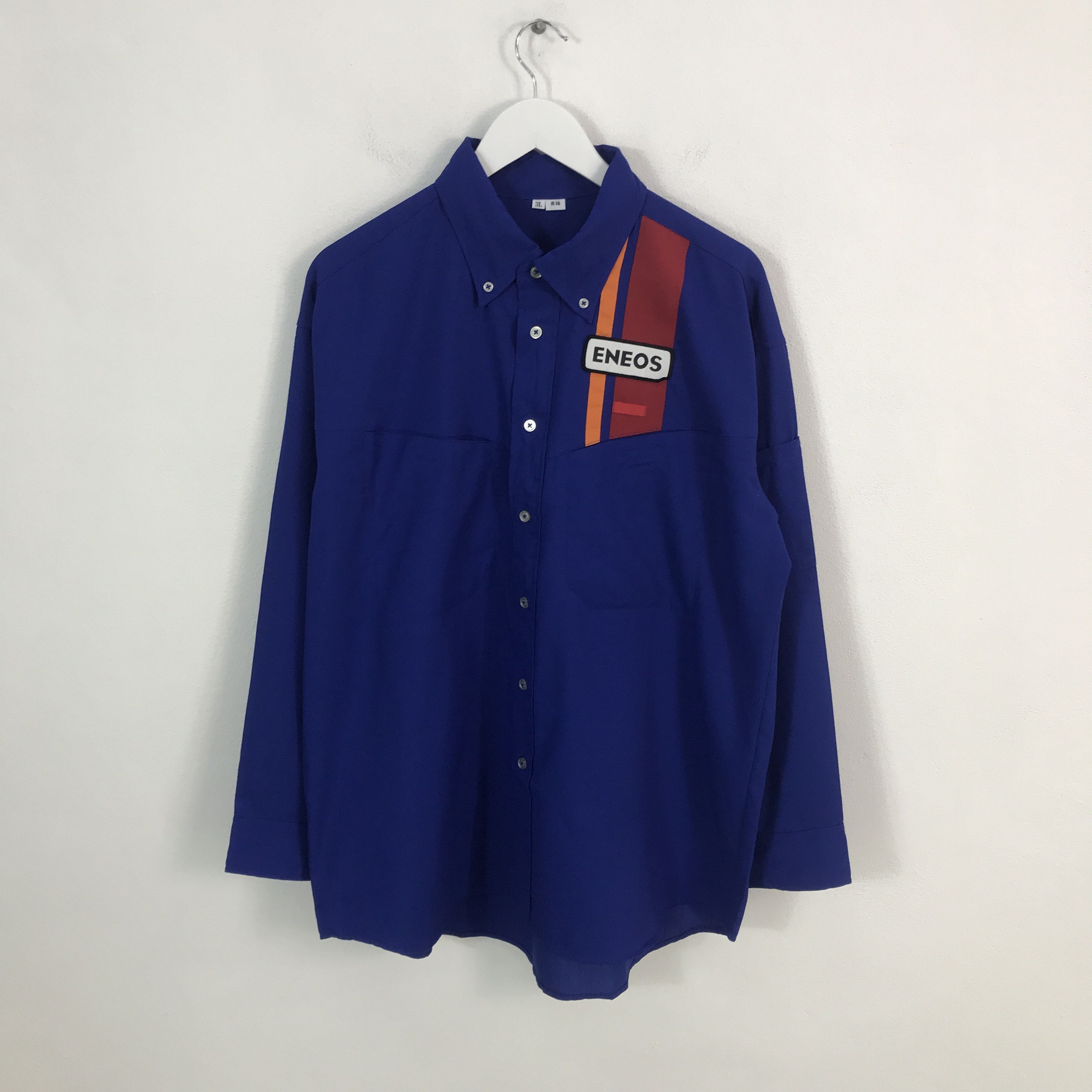 Other Rare ENEOS Worker Button Up Shirt Size US XL / EU 56 / 4 - 1 Thumbnail