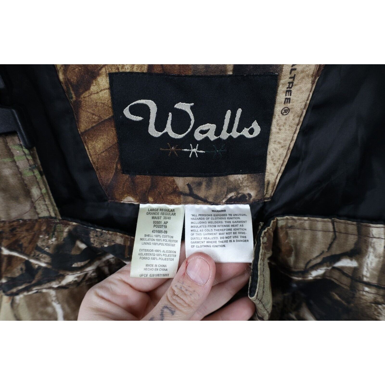 Vintage × Walls Vintage Walls Realtree Camouflage Insulated Overalls Size US 36 / EU 52 - 6 Thumbnail
