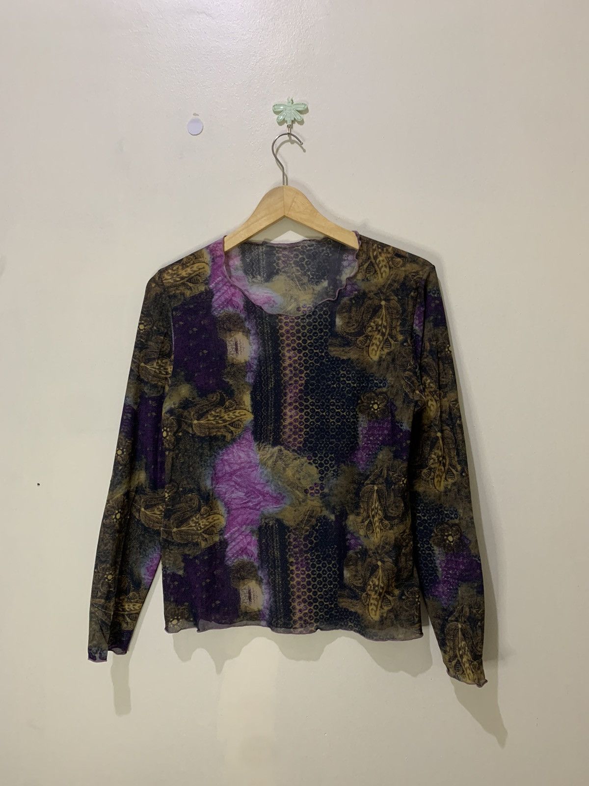 Jean Paul Gaultier × Vintage Vintage Mesh Top Shirt Inspired Jean Paul Gaultier Size M / US 6-8 / IT 42-44 - 1 Thumbnail