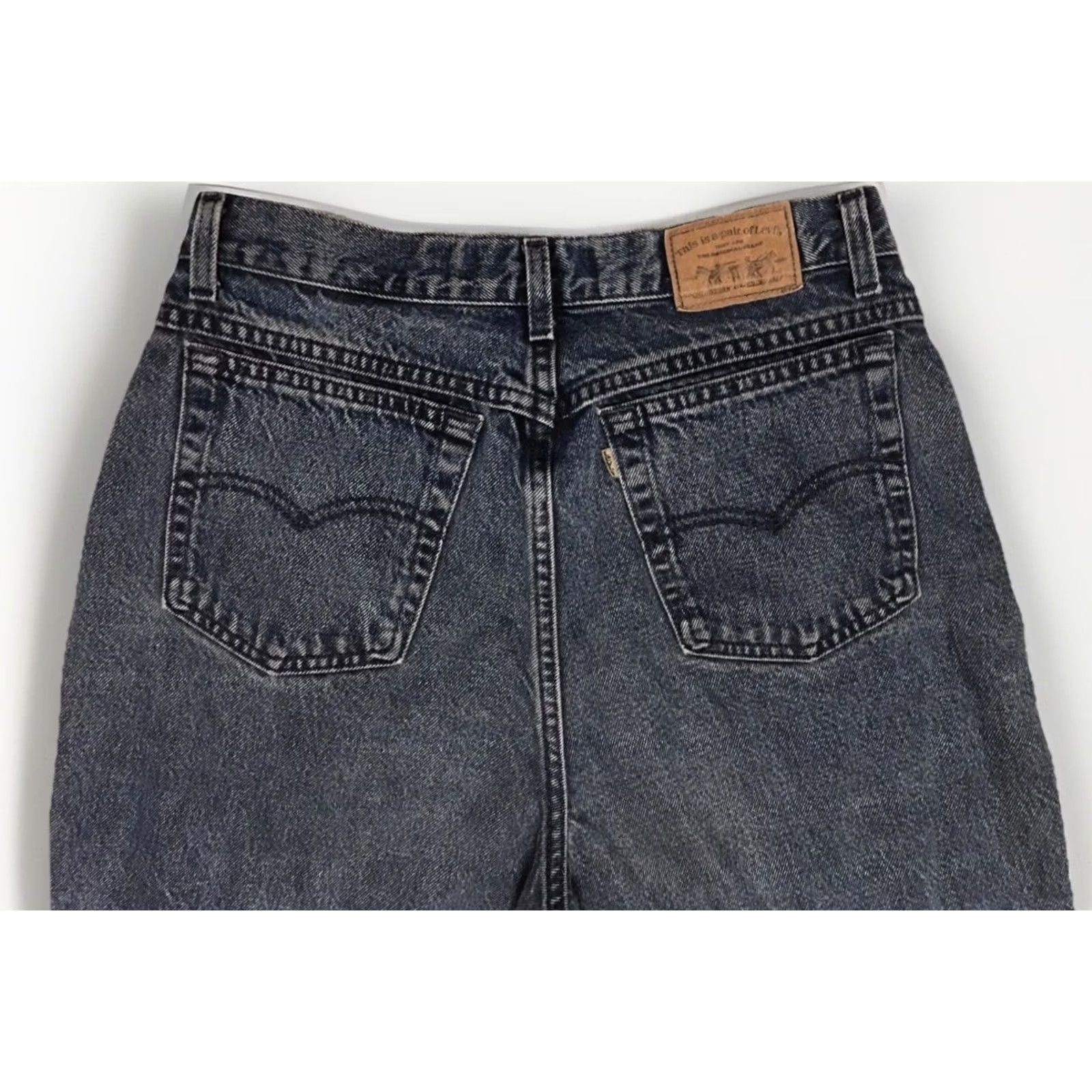 Levi's VINTAGE Levi’s 900 Series Jeans High Waist Tapered Leg 14 32 in Waist Mom Jeans Blue Denim USA Handcrafted Size 36" / US 14 / IT 50 - 6 Thumbnail