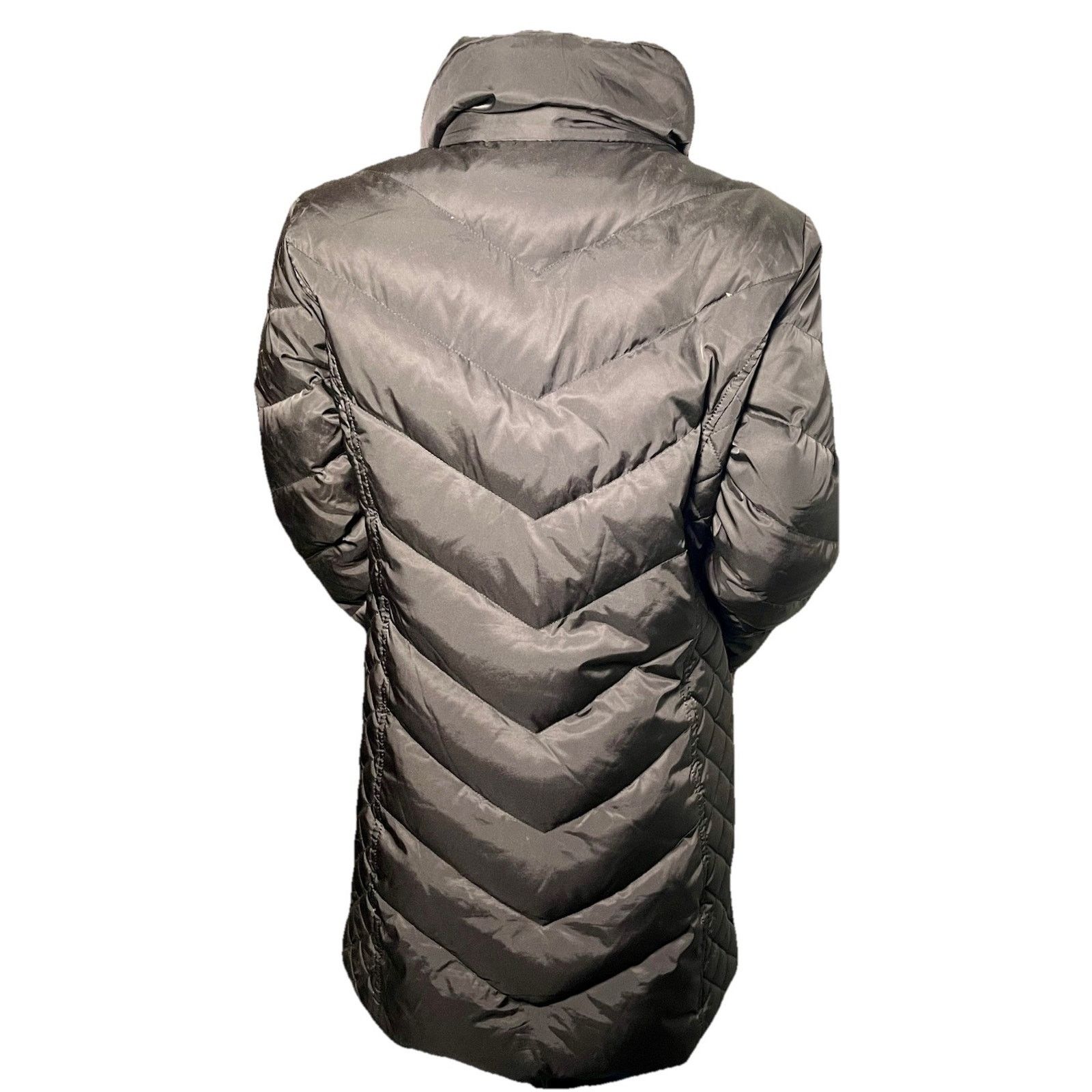 Kenneth Cole Kenneth Cole Quilted Down Filled Puffer Jacket- Small Black Size L / US 10 / IT 46 - 3 Thumbnail