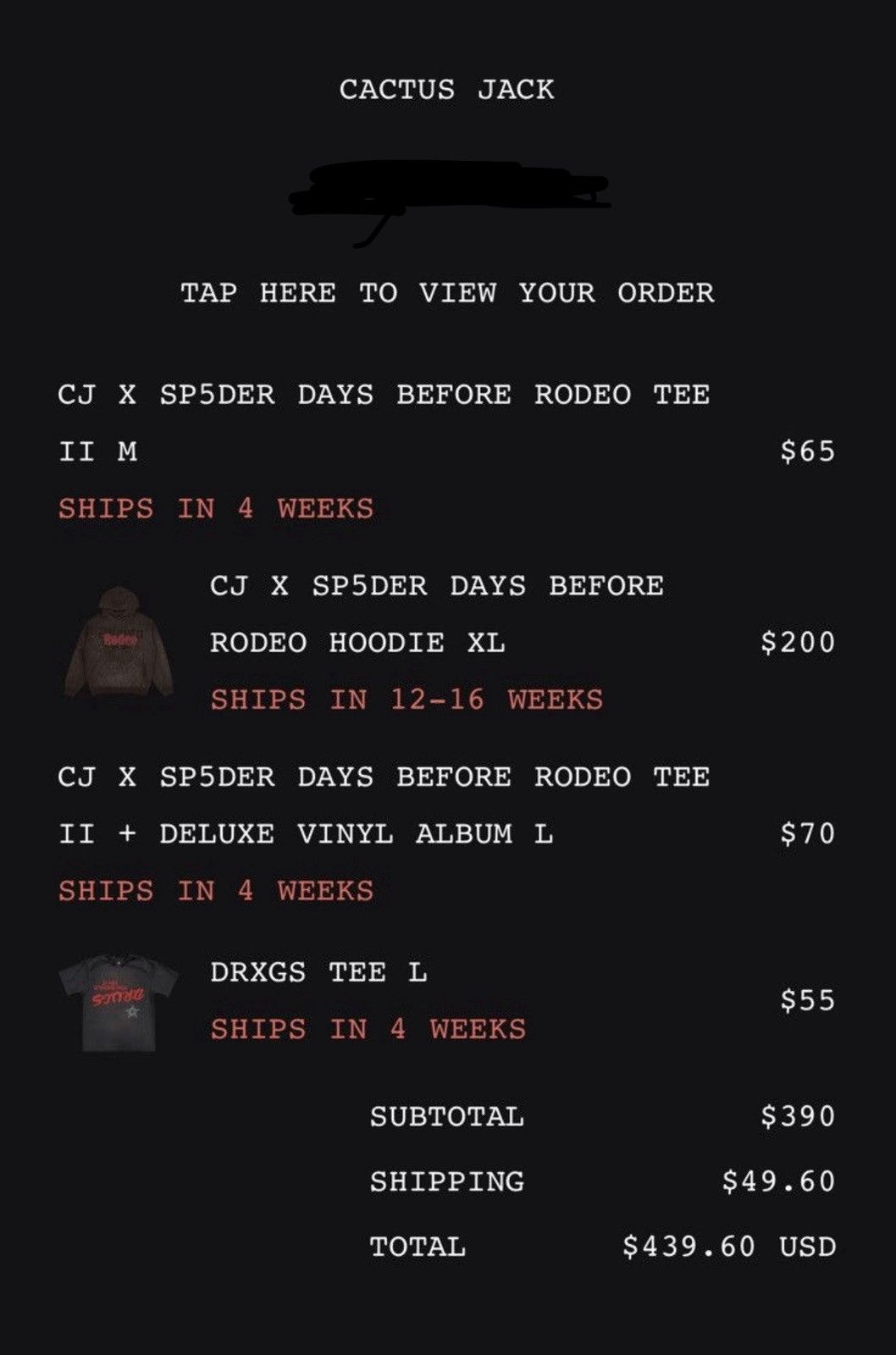 Sp5der × Travis Scott Sp5der Travis Scott Rodeo Hoodie Size US L / EU 52-54 / 3 - 4 Thumbnail