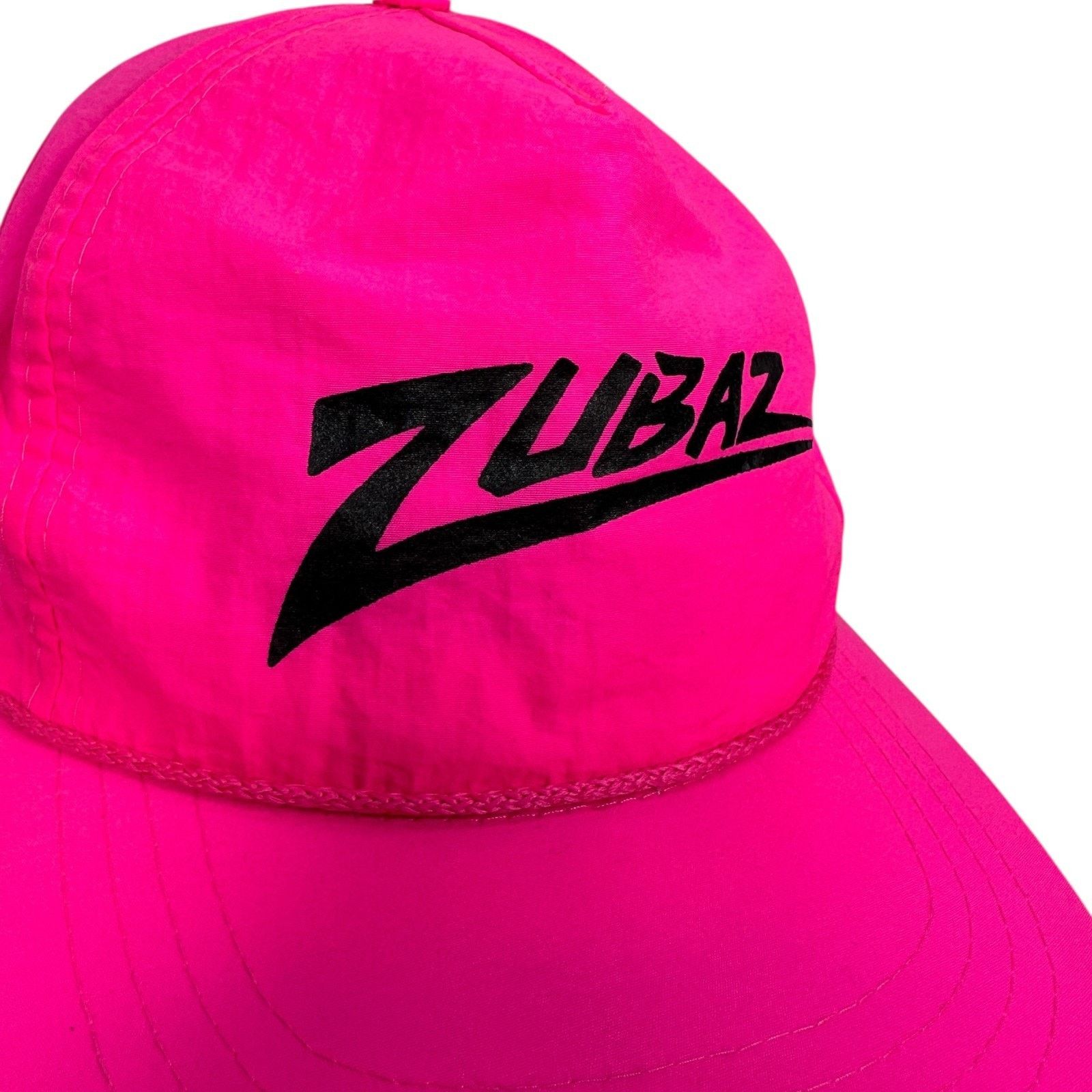 Zubaz Vintage Zubaz Rope SnapBack Hat Baseball Cap Pink Black 90s Size ONE SIZE - 2 Thumbnail