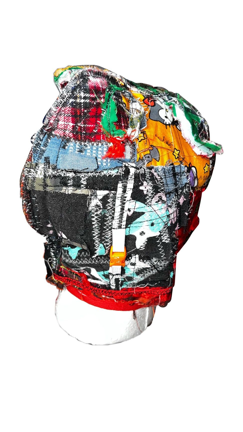 Japanese Brand Basedbich patchwork 1of1 bear ear hat Size ONE SIZE - 6 Thumbnail