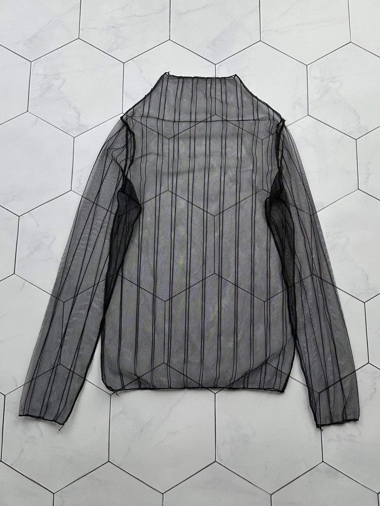 Vintage Vintage Mesh Long Sleeve (B446)E2 Size S / US 4 / IT 40 - 4 Thumbnail