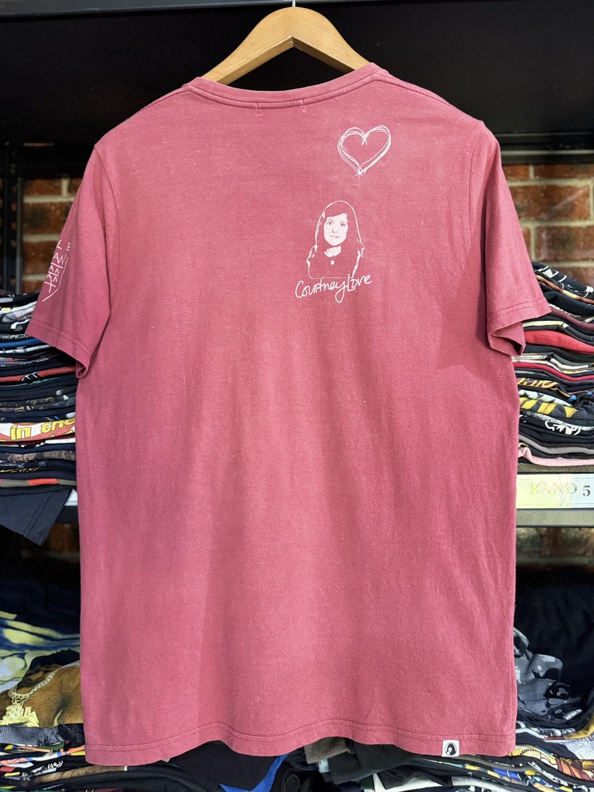 Hysteric Glamour Hysteric Glamour Courtney Love faded Japan Tee Size US L / EU 52-54 / 3 - 2 Thumbnail