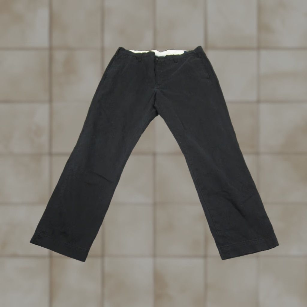 Polo Ralph Lauren Polo Ralph Lauren Pants Mens 38W x 30L Chino Straight Fit Black 80s 90s Logo] Size US M / EU 48-50 / 2 - 1 Thumbnail