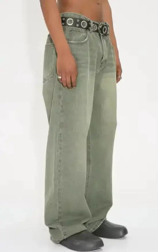 Japanese Brand washed faded loose baggy urban outdoor hiphop jeans Size US 32 / EU 48 - 4 Thumbnail