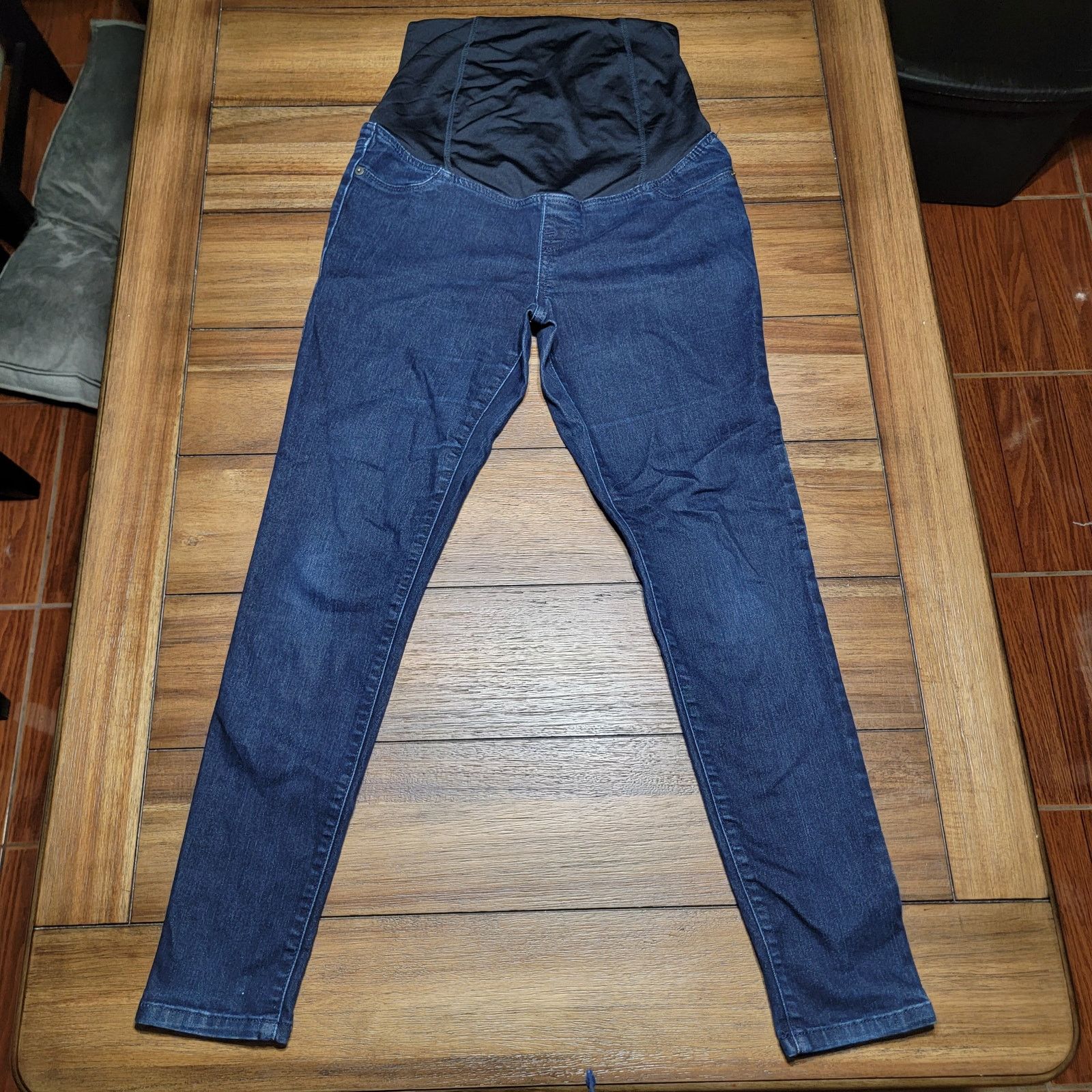 Other Isabel Maternity Dark Wash Denim Jegging - Size 4/27R Size 27" / US 4 / IT 40 - 1 Thumbnail