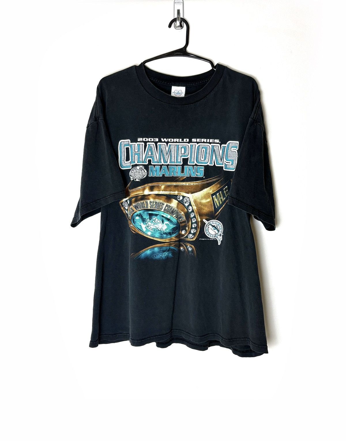 Vintage 2003 World Series Marlins Shirt Size US XL / EU 56 / 4 - 1 Thumbnail