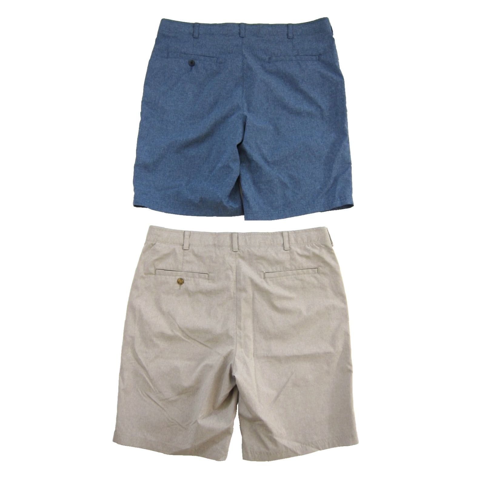 Hogan Ben Hogan Chino Shorts Men 38 Blue Movement Active Stretch 4 pockets Solid Summer Spring Casual Travel Mens Size US 38 / EU 54 - 2 Thumbnail
