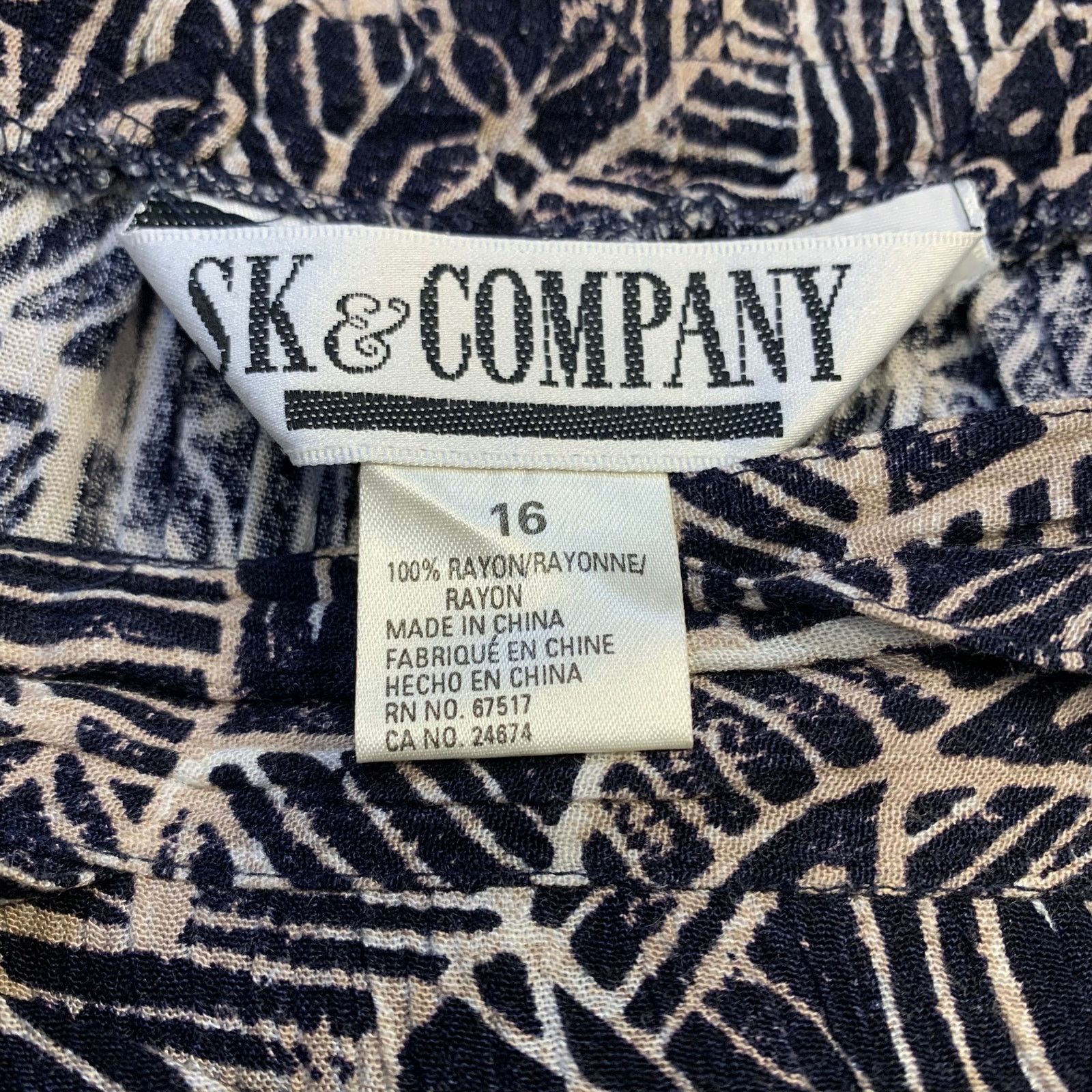Vintage Vintage Y2K Flowy Boho Plus Size Maxi Skirt | SK & Company Size 38" / US 16 / IT 52 - 3 Thumbnail