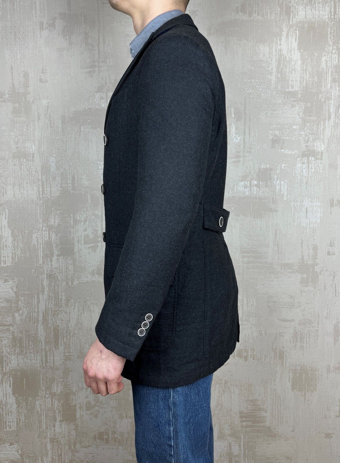 Designer Dutch Dandies Double Brested Wool Blend Coat Jacket Size US M / EU 48-50 / 2 - 8 Thumbnail