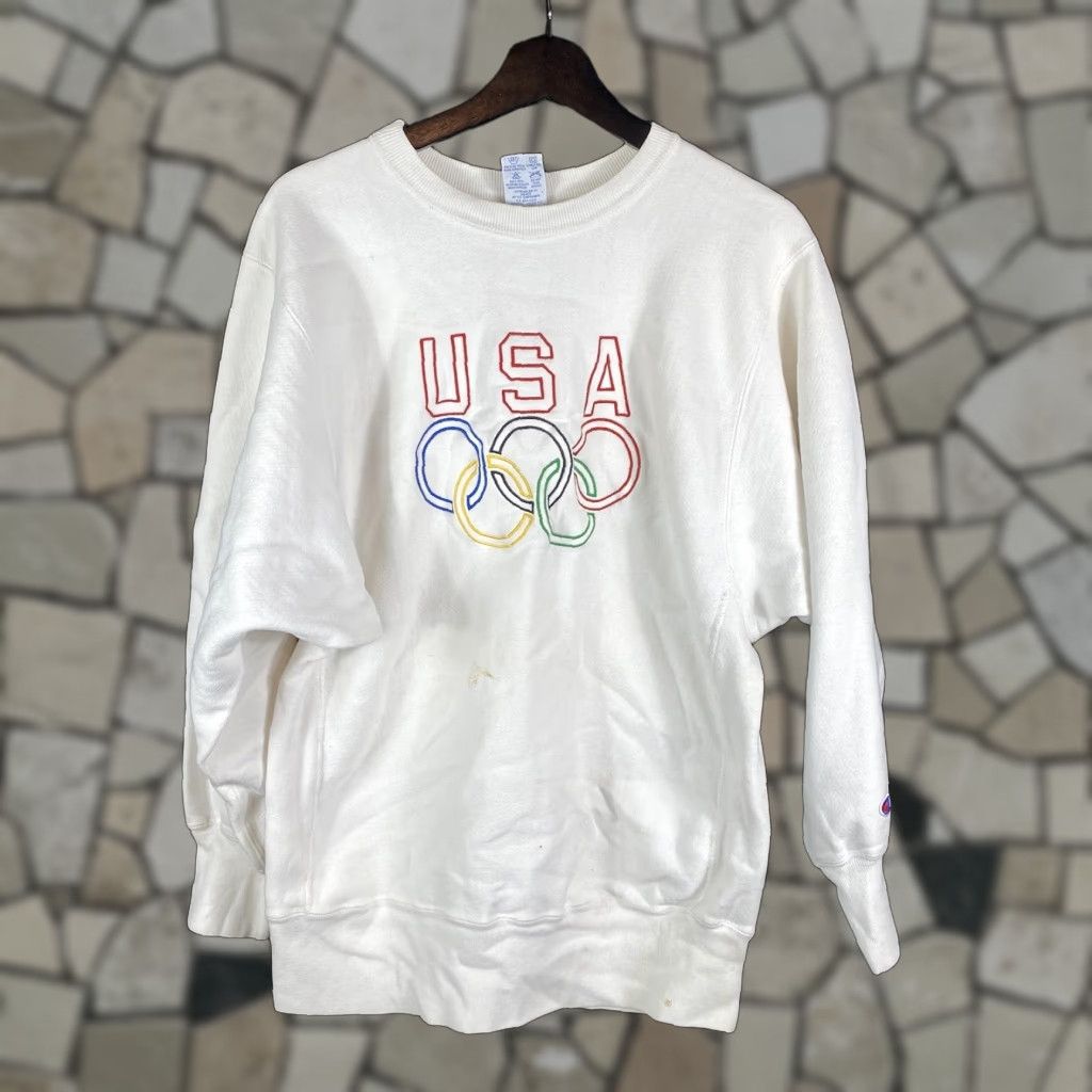 Vintage VINTAGE Champion Olympics Team USA Sweatshirt XL, Mens? Size US XL / EU 56 / 4 - 1 Thumbnail