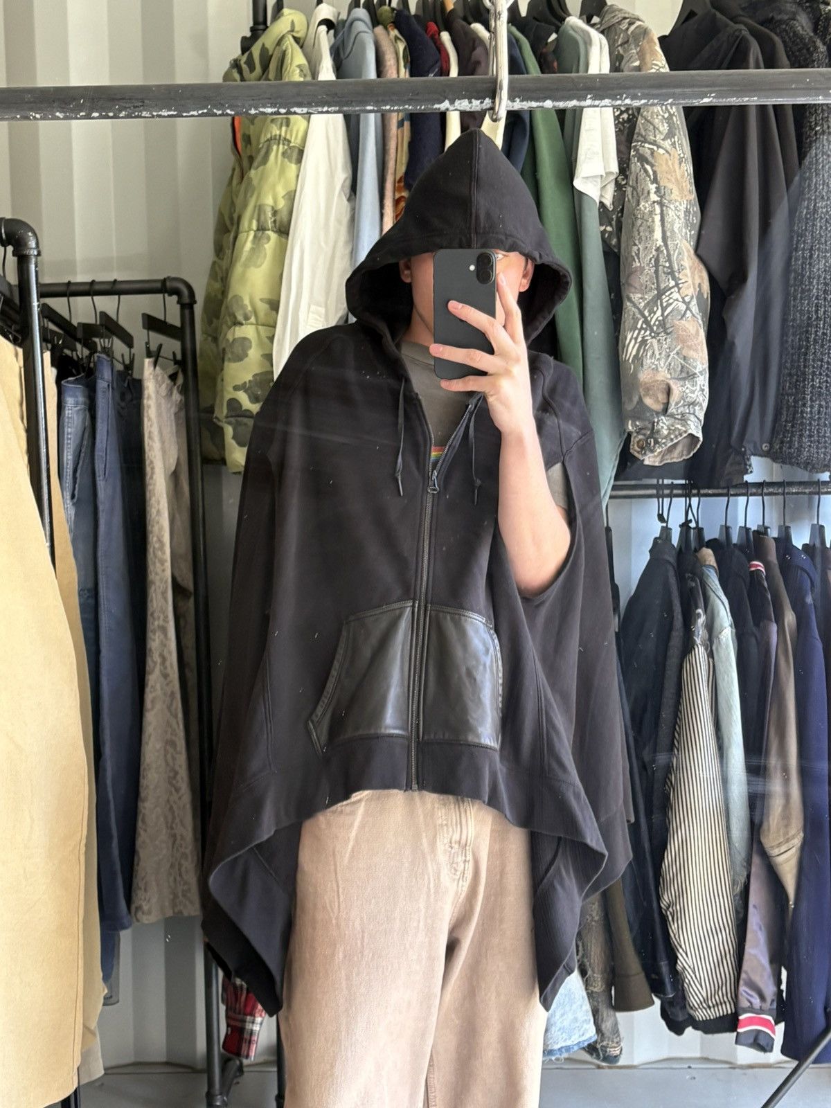Alexander Wang Oversized Cape Sweatshirt Size US XL / EU 56 / 4 - 2 Thumbnail