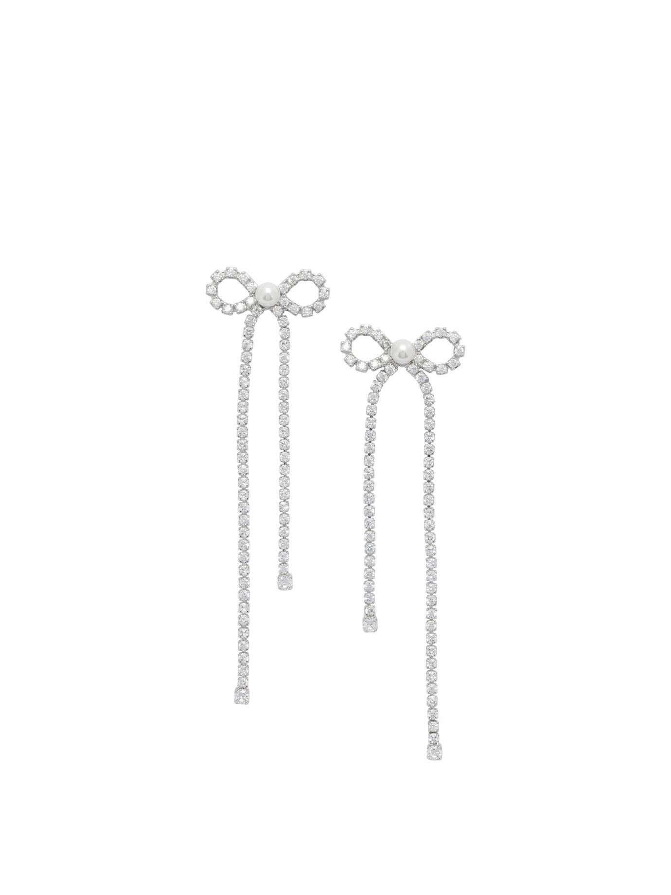 Self-Portrait Self-Portrait Bow Earrings With Crystals Women - USA Duties Paid Size ONE SIZE - 1 Thumbnail