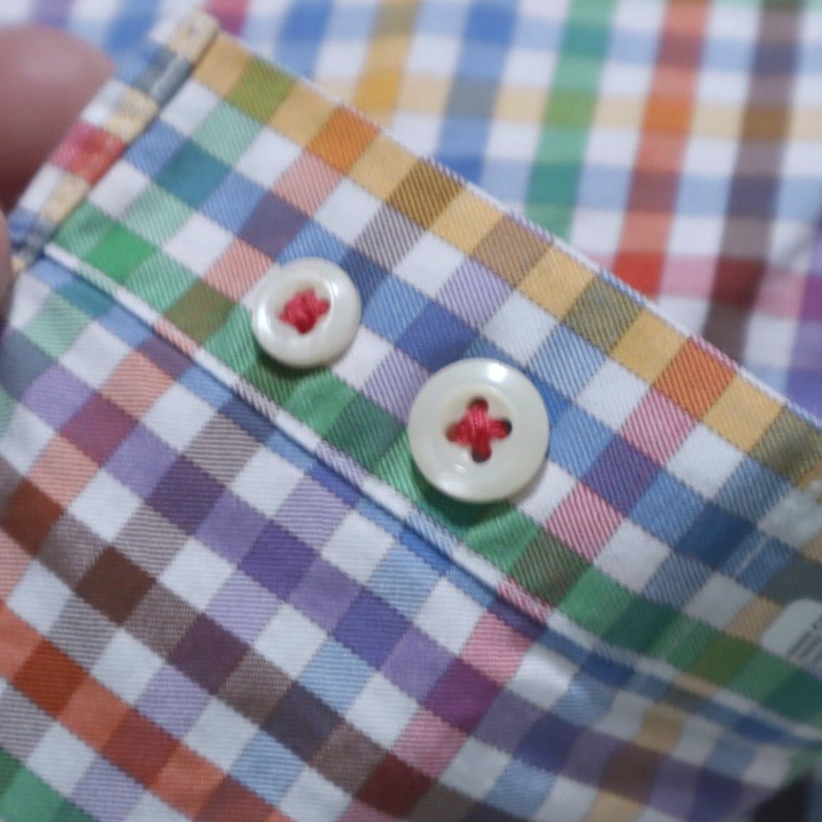 Peter Millar Peter Millar Poplar Rainbow Check Long Sleeve Button Down Shirt Men’s M Size US M / EU 48-50 / 2 - 6 Thumbnail