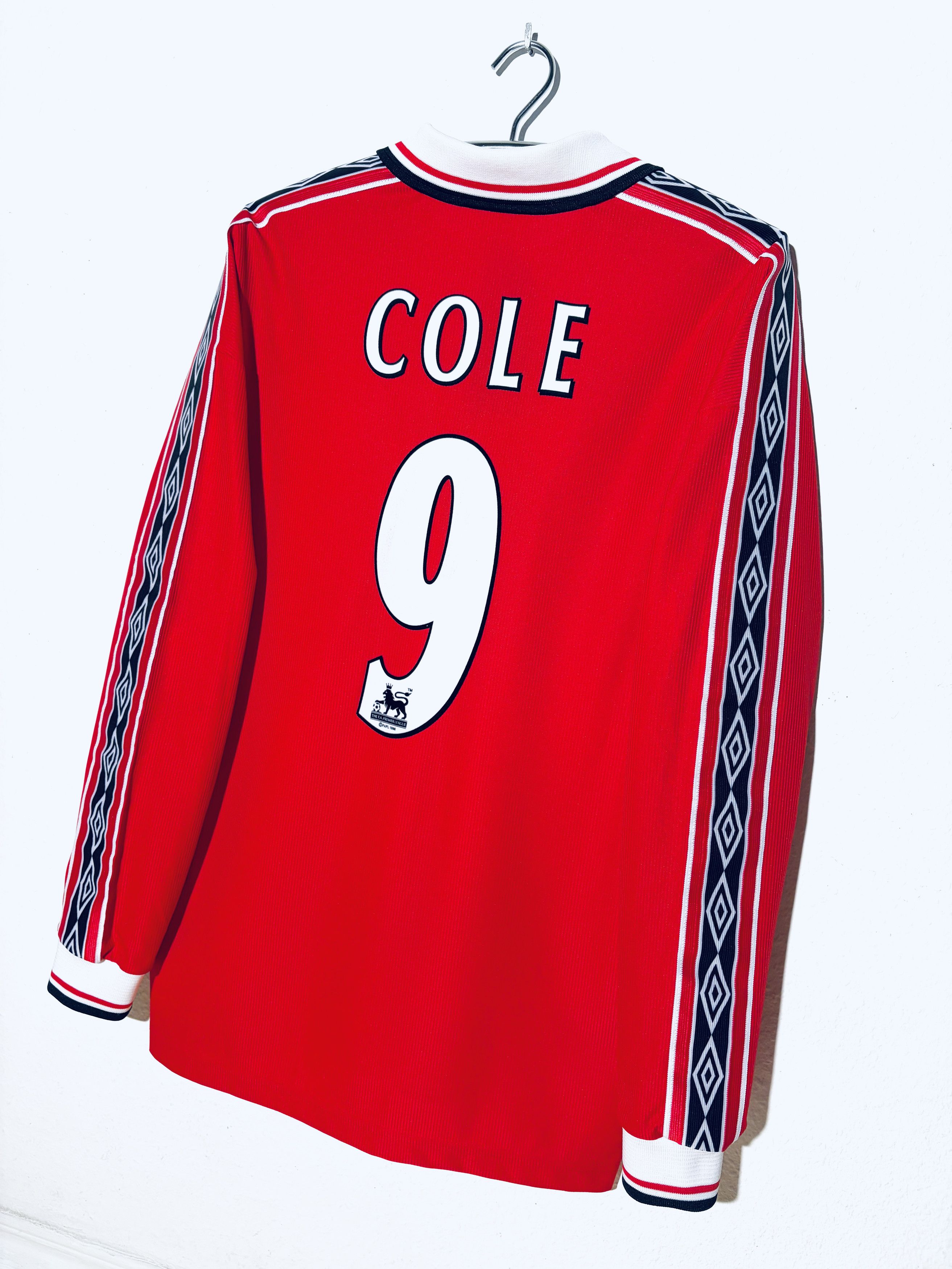 Umbro Manchester United *Cole* Home Jersey 1998 - 2000 Size US XL / EU 56 / 4 - 3 Thumbnail