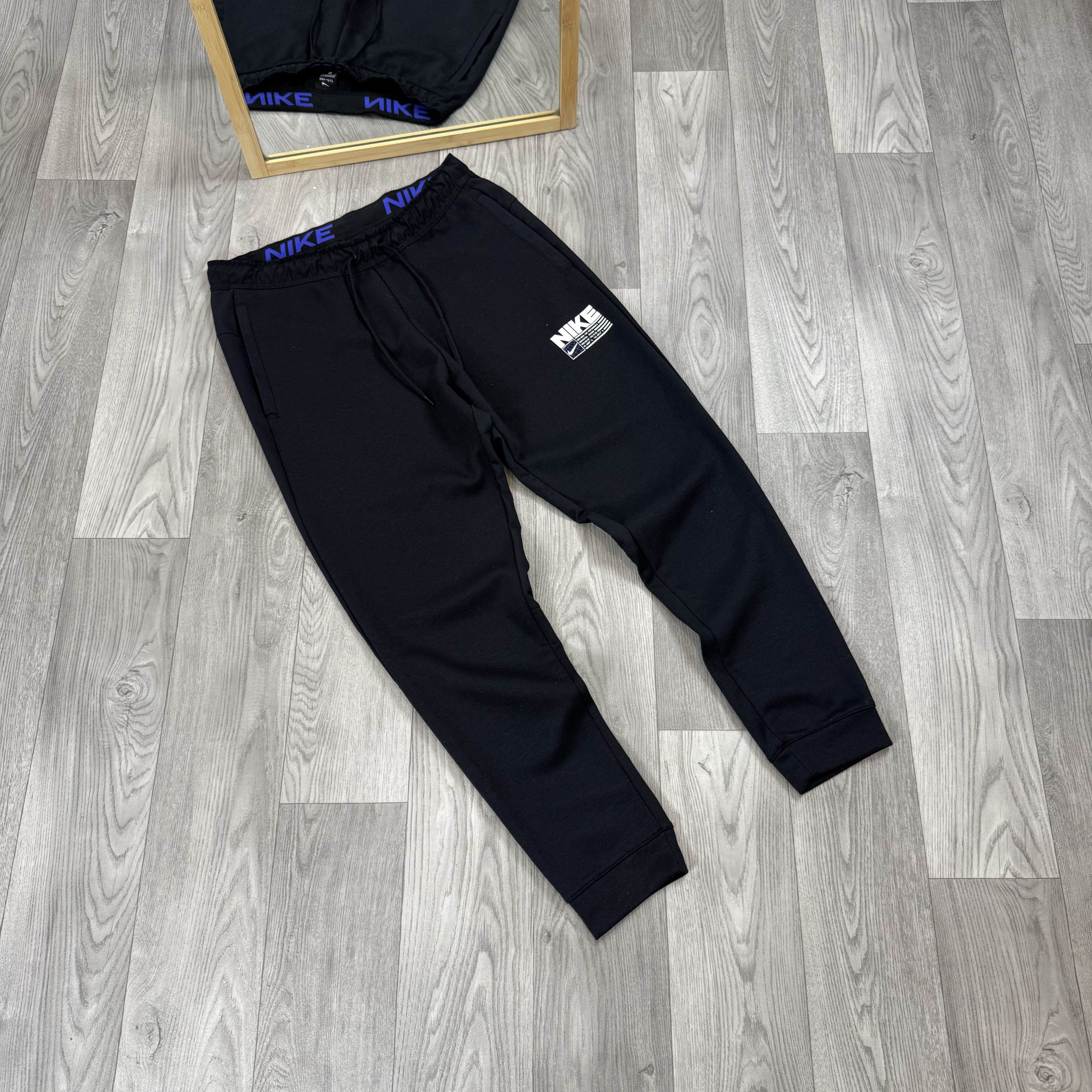 Nike Nike Dri-Fit Black Joggers Track Pants Size US 32 / EU 48 - 2 Thumbnail