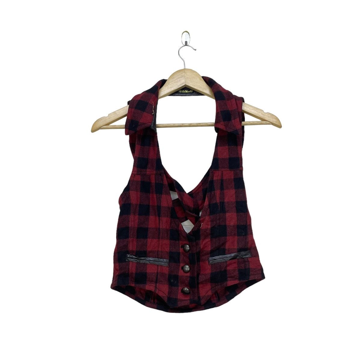 If Six Was Nine Japanese Brand BuBoo Sexy Vest Tanktop Jacket Size S / US 4 / IT 40 - 1 Thumbnail