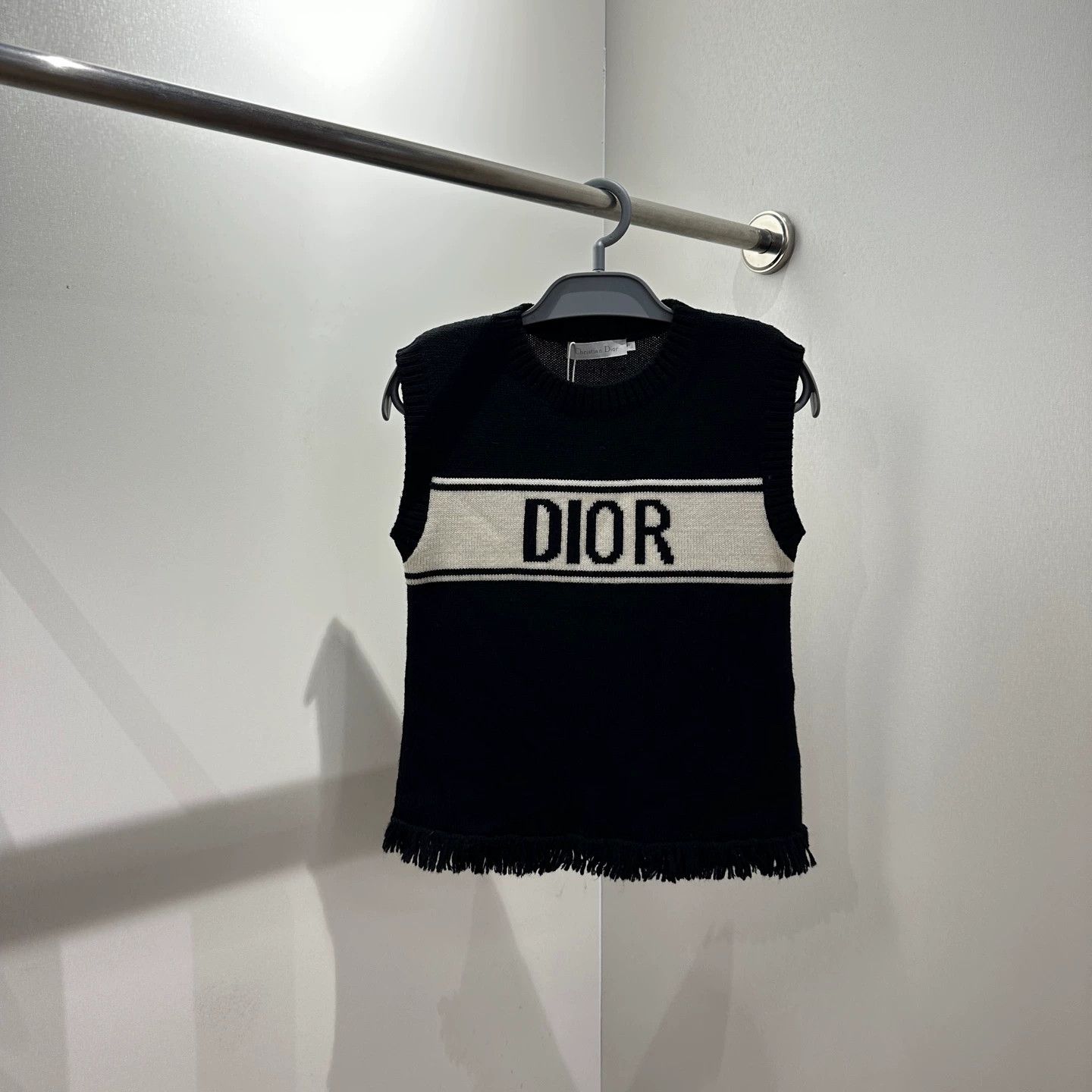 Christian Dior Monsieur Christian Dior may241 sleeveless wool tank top 12 Size XL / US 12-14 / IT 48-50 - 1 Thumbnail