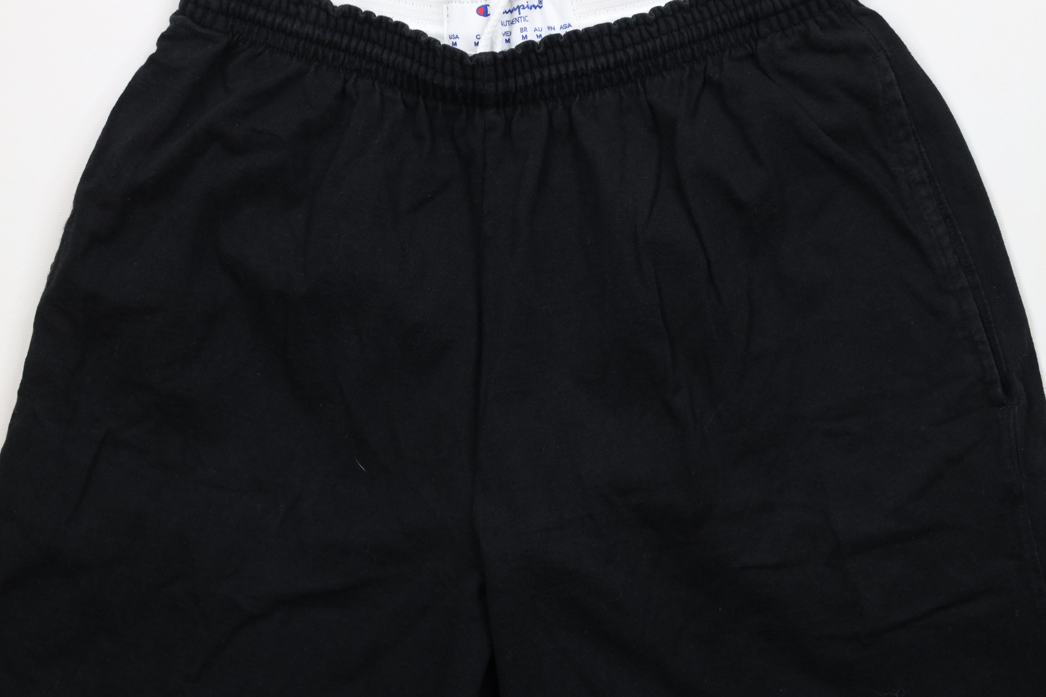 Champion × Vintage Vintage 90s Champion Classic Logo Above Knee Shorts Black Size US 32 / EU 48 - 3 Thumbnail