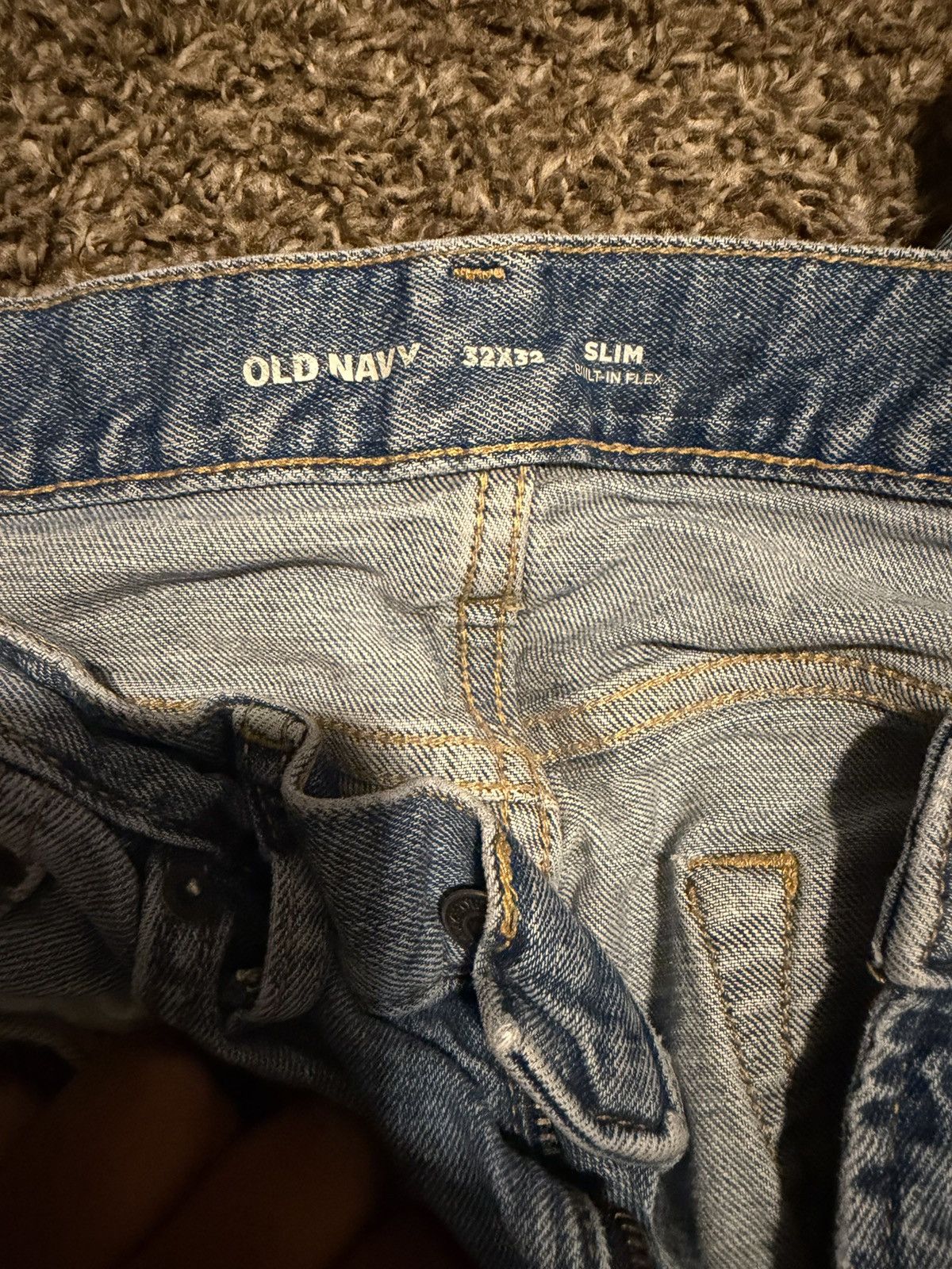 Old Navy Old Navy Slim Fit Distressed Jeans Size US 32 / EU 48 - 2 Thumbnail