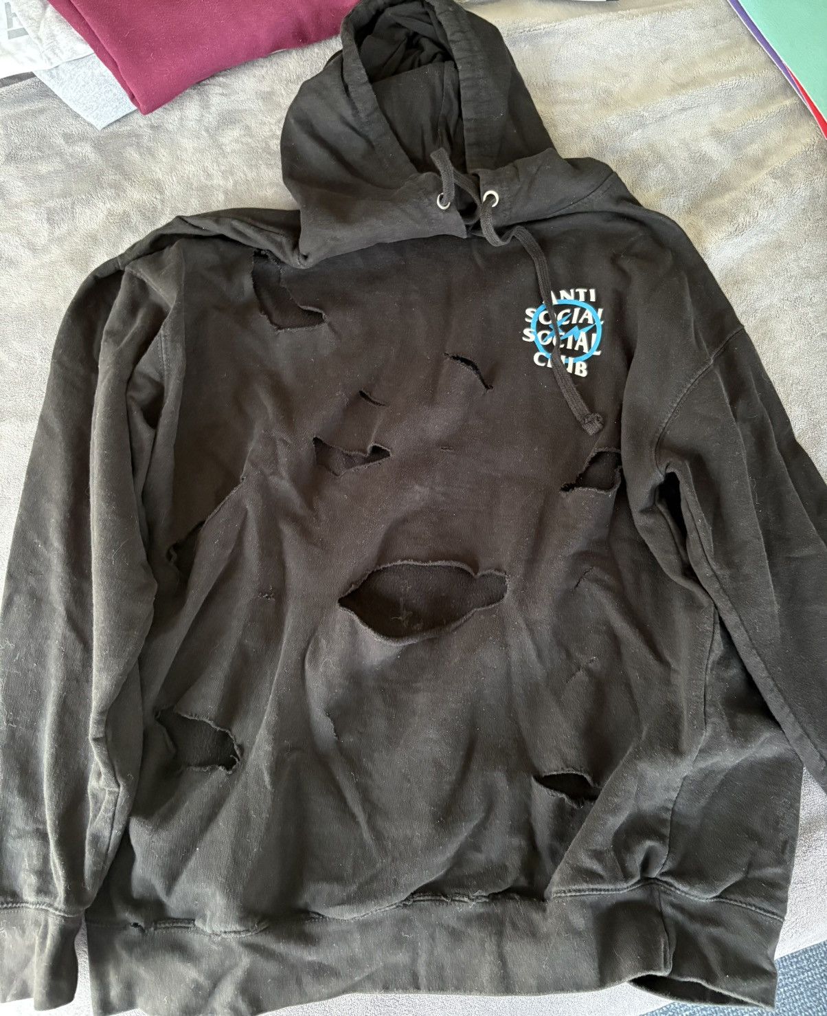 Anti Social Social Club × Fragment Design Custom ASSC x Fragment Design hoodie Size US L / EU 52-54 / 3 - 1 Thumbnail