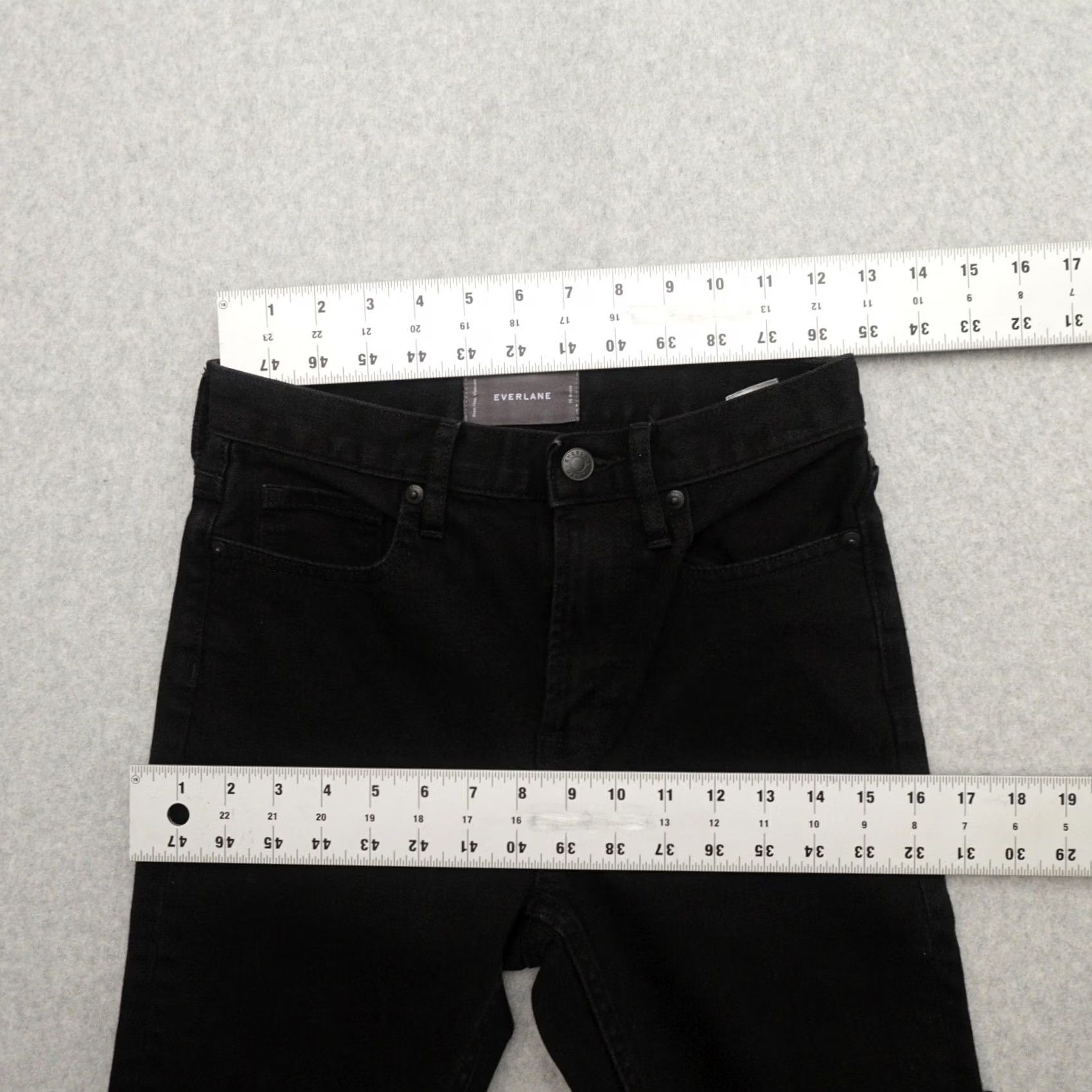 Everlane Everlane Jeans Womens 25 (25X26) High Rise in Black Size 42" / US 20 - 7 Thumbnail