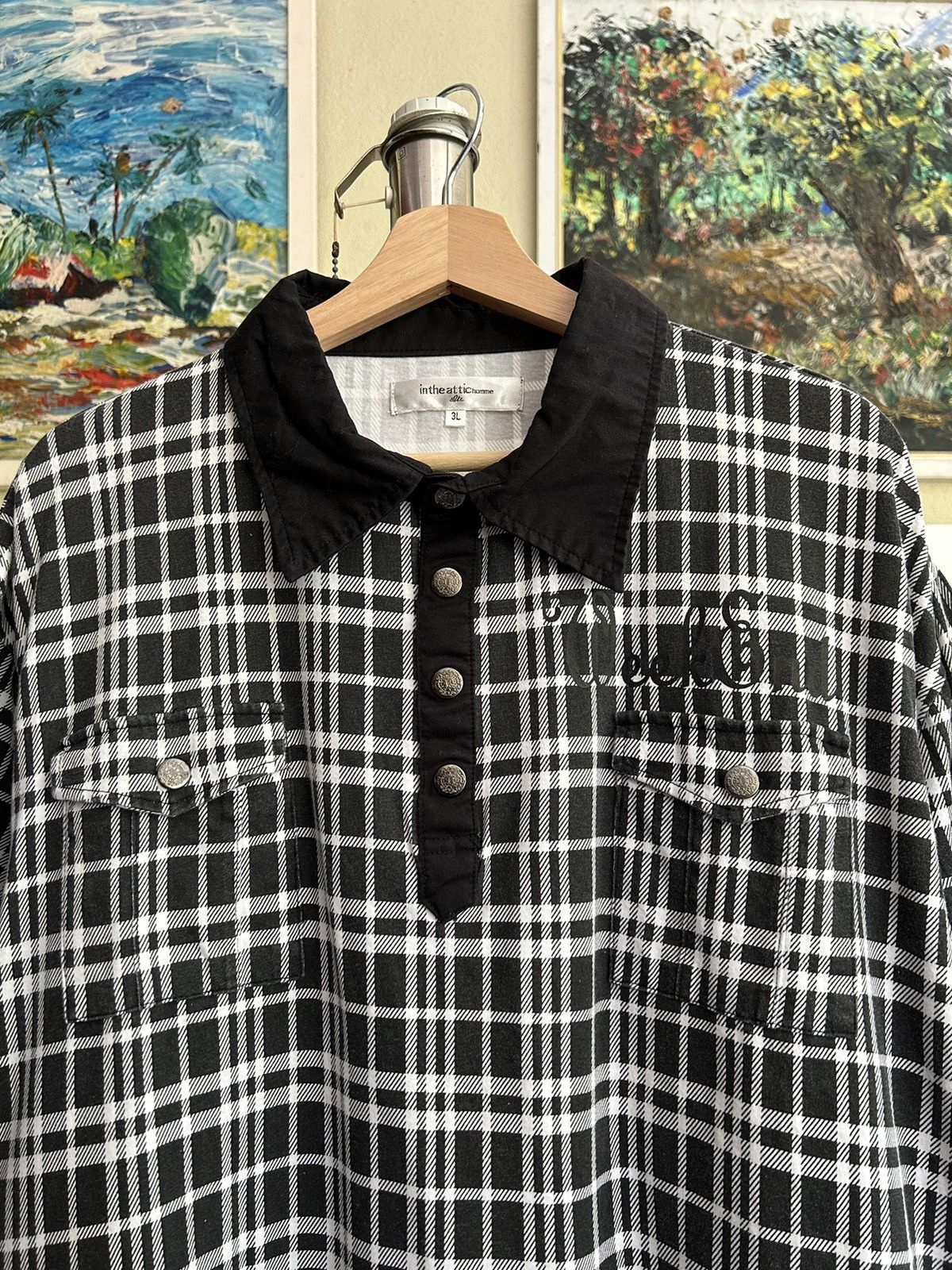 In The Attic InTheAttic Embroidery Polos Shirt Size US XXL / EU 58 / 5 - 6 Thumbnail